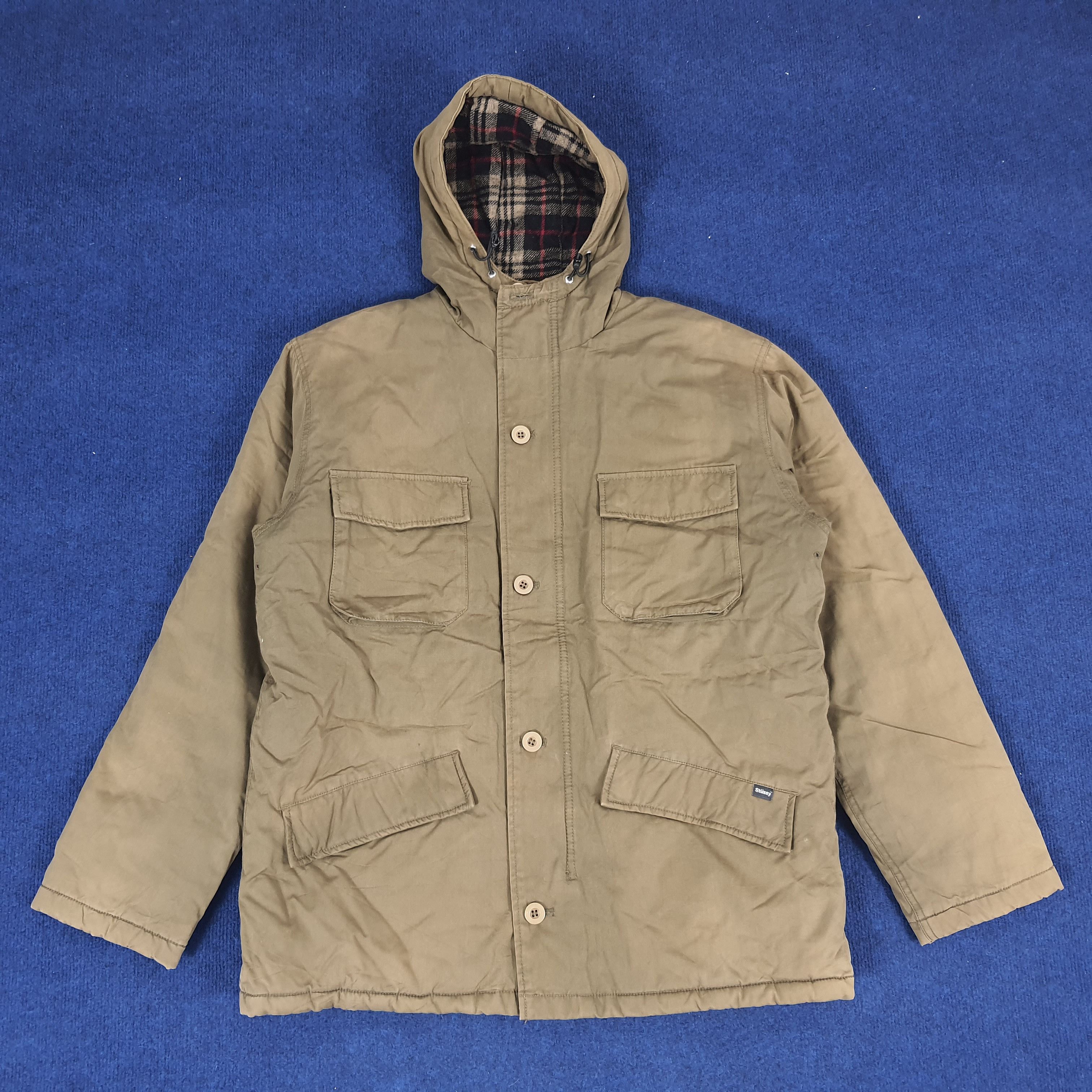 Stussy × Vintage Vintage Stussy Streetwear Custom Logo Jacket Size US L / EU 52-54 / 3 - 3 Thumbnail