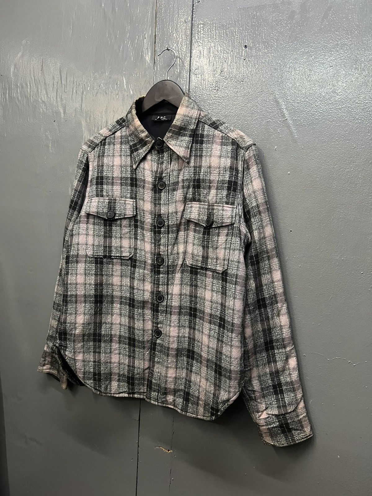 A.P.C. APC Plaid Tartan Flannel Shirt Size US S / EU 44-46 / 1 - 3 Thumbnail