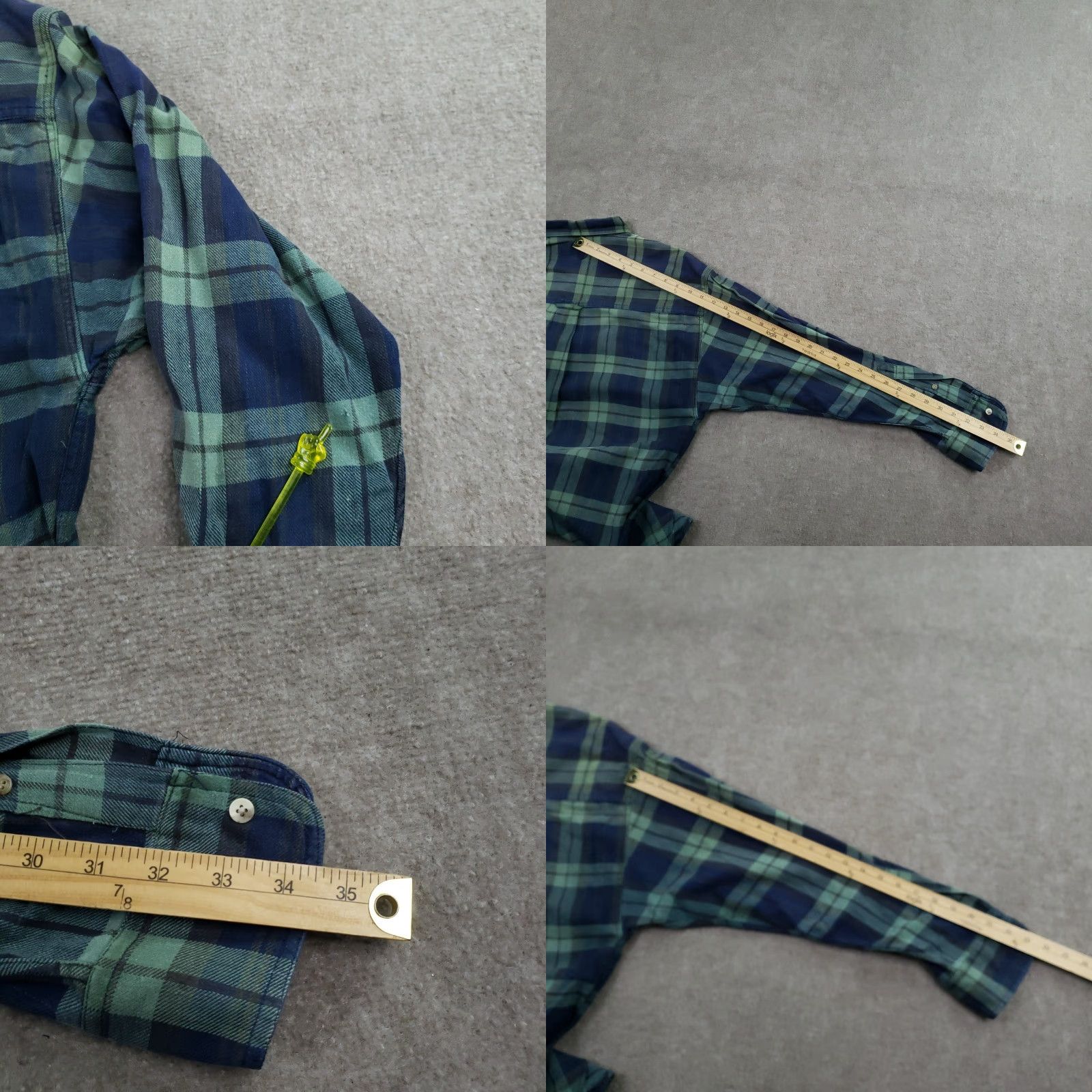 Vintage VINTAGE Duck Head Shirt Men L Blue Plaid Long Sleeve Button Up 100% Cotton Size US L / EU 52-54 / 3 - 9 Thumbnail