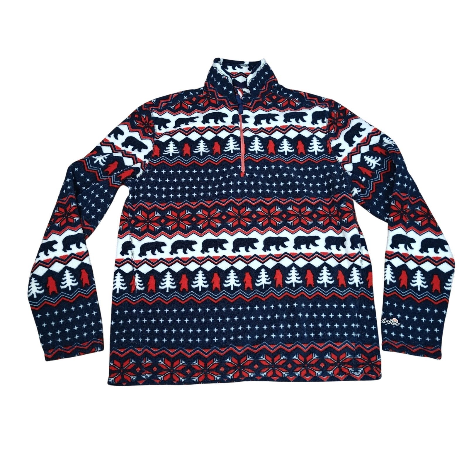 Chubbies Chubbies The Bearly Wild 1/4 Zip Fleece Pullover Sweatshirt Size US S / EU 44-46 / 1 - 2 Thumbnail