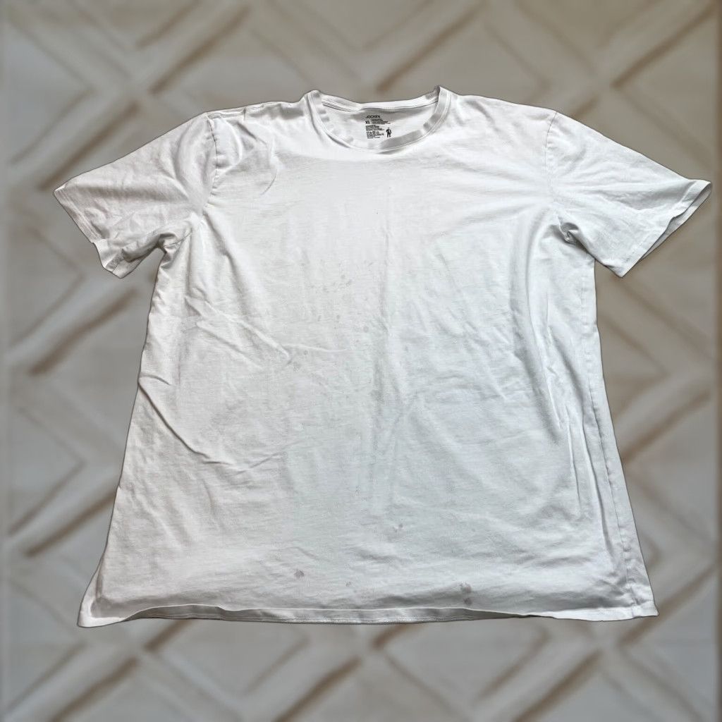 Jockey Jockey Shirt Mens XL White Short Sleeve Crew Neck Cotton Jersey Solid Casual Everyday T-Shirt Size US XL / EU 56 / 4 - 1 Thumbnail