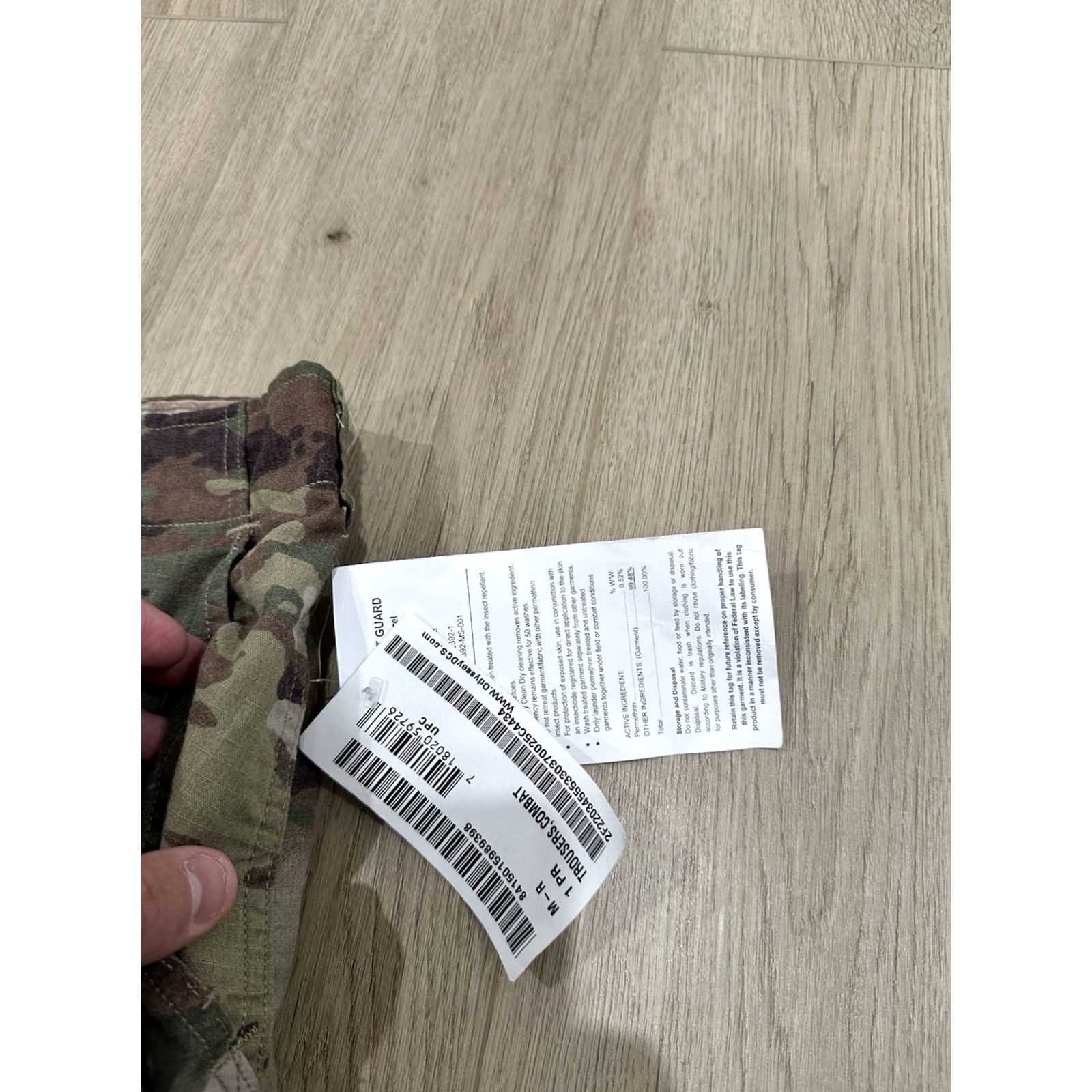 Vintage US Army Combat Trouser Multicam Flame Resistant Insect Guard Medium Regular Mens Pants Size US 31 - 6 Thumbnail
