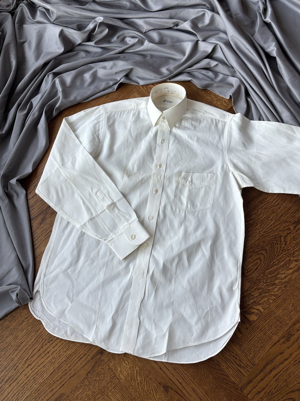 Van Heusen × Vintage 1940s Detachable Collar Shirt Vintage Van Heusen WW2 1930s Size US M / EU 48-50 / 2 - 20 Thumbnail