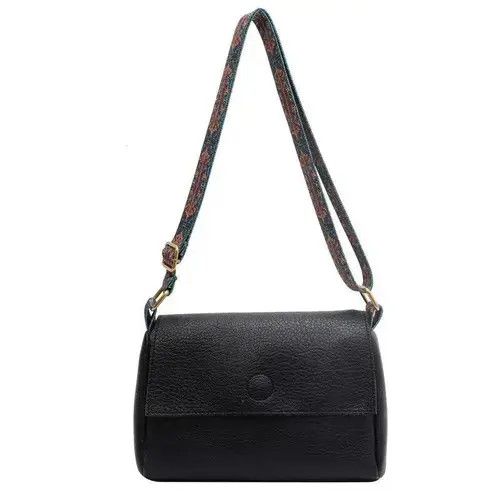 Japanese Brand Solid Leather Tote Crossbody Bag Women Size ONE SIZE - 4 Thumbnail