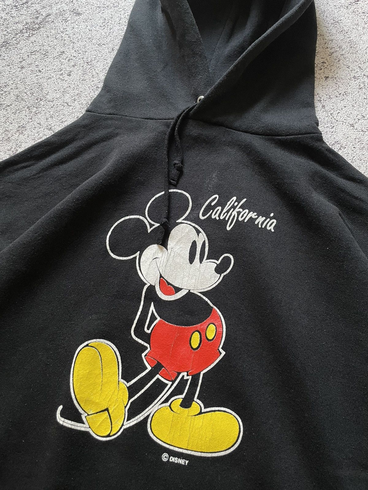 Mickey Mouse 1980s Vintage Mickey Mouse Velva Sheen Hoodie Size US L / EU 52-54 / 3 - 2 Thumbnail