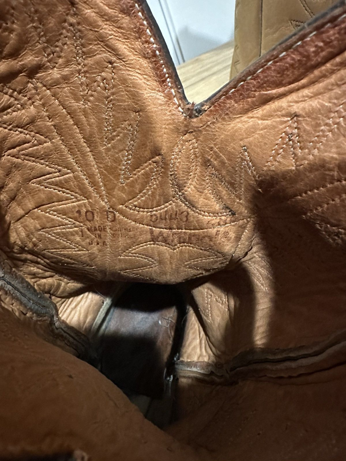 Wrangler Vintage Wrangler Cowboy Boots Tan Size 10 D Size US 10 / EU 43 - 9 Thumbnail