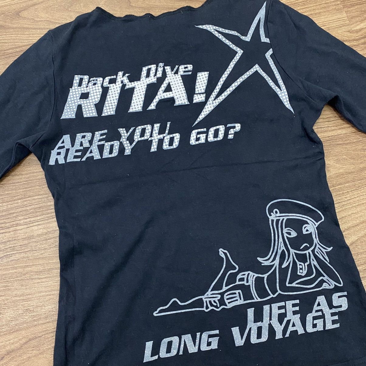 If Six Was Nine Y2k Dack Dive Rita Longsleeve Size M / US 6-8 / IT 42-44 - 5 Thumbnail