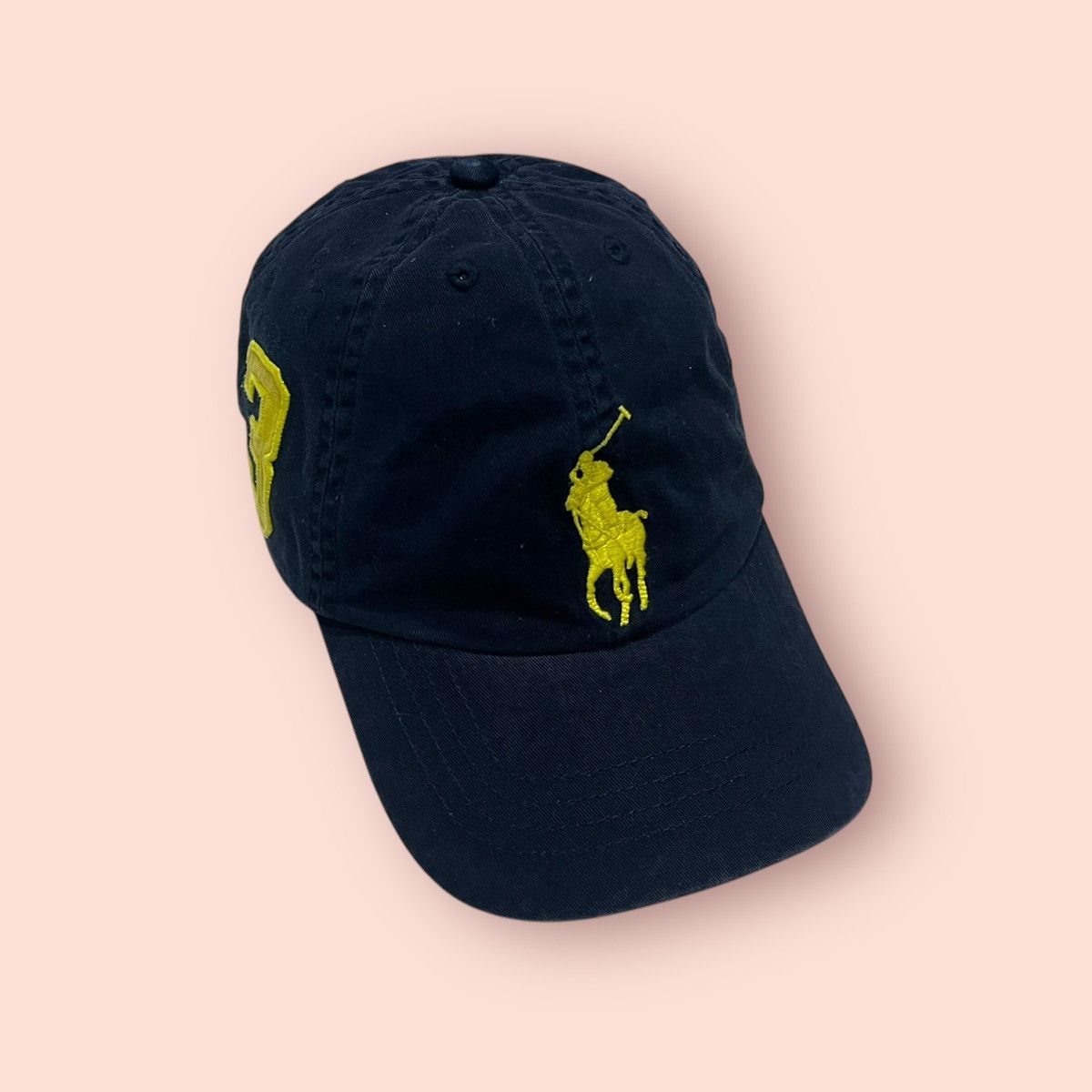 Polo Ralph Lauren × RRL Ralph Lauren × Ralph Lauren VINTAGE POLO RALPH LAUREN NO.3 BIG PONY STRAPBACK Size ONE SIZE - 5 Thumbnail