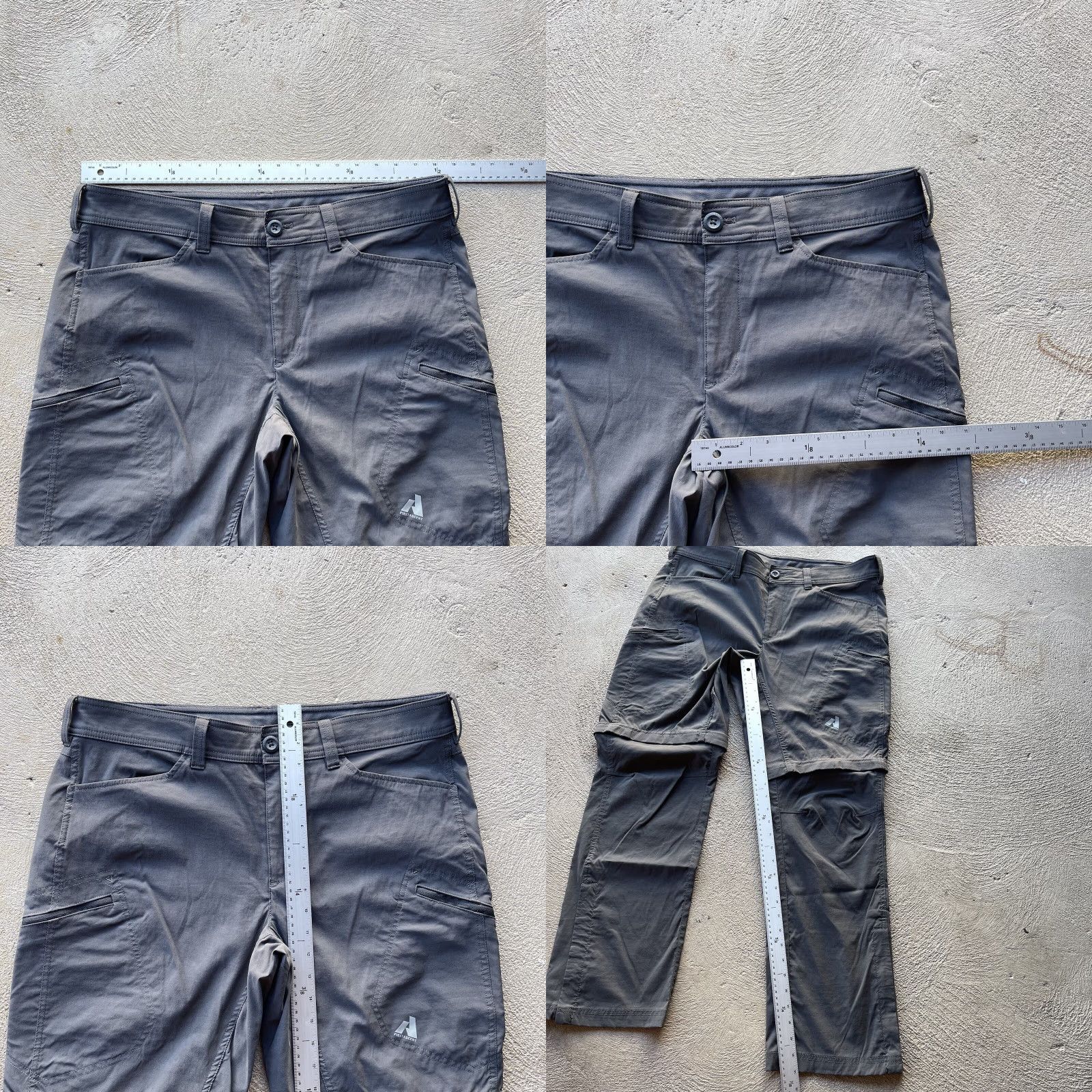 Eddie Bauer Eddie Bauer Pants Mens 36x30 Gray First Ascent Convertible Straight Fit Hike Chino Zip Shorts Conversion Regular Mens Size US 36 / EU 52 - 8 Thumbnail