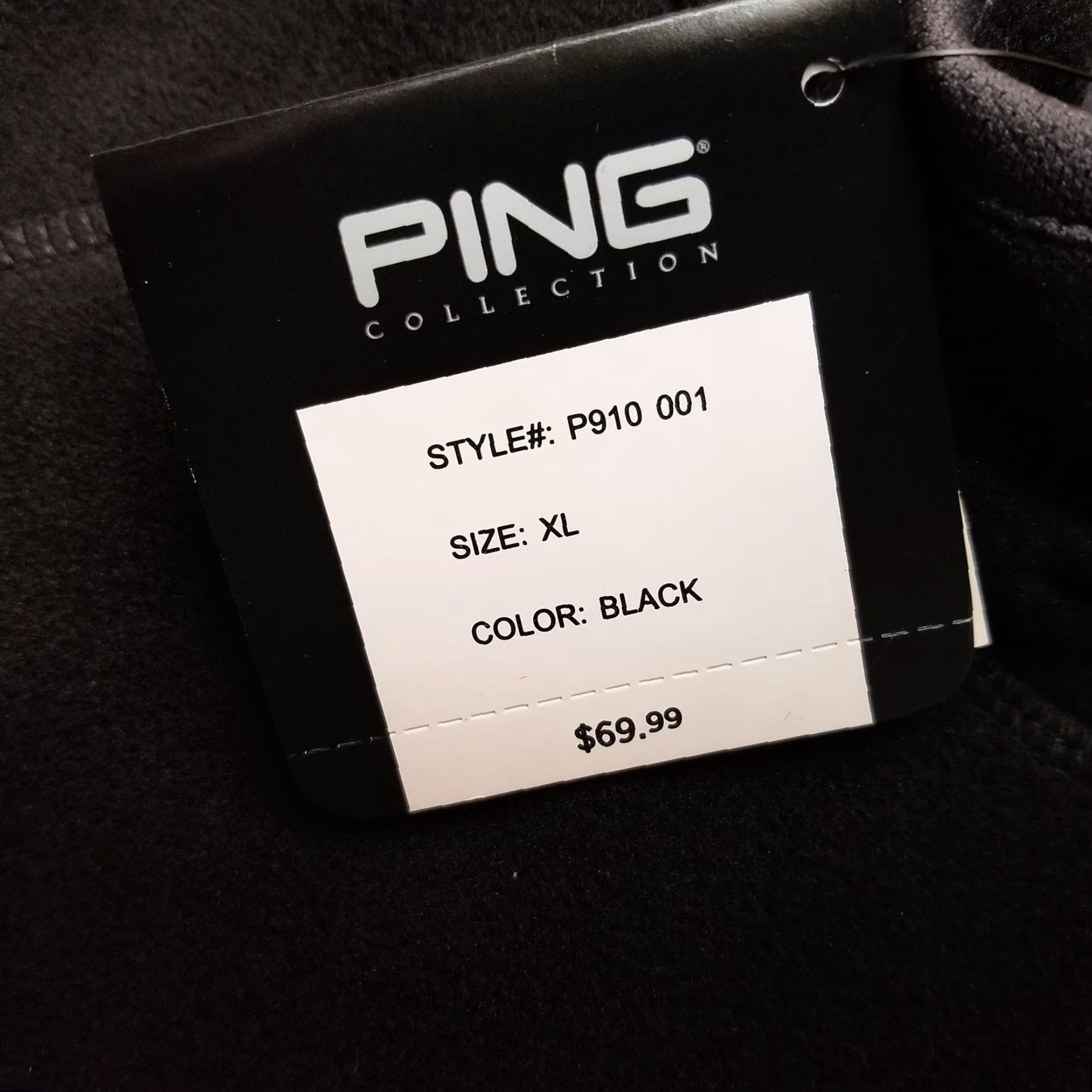 Vintage Ping Vest Mens XL Black Gray Full Zip Performance Fleece Golf Casual Windbreaker Pockets Embroidered Solid - Mens Size US XL / EU 56 / 4 - 4 Thumbnail