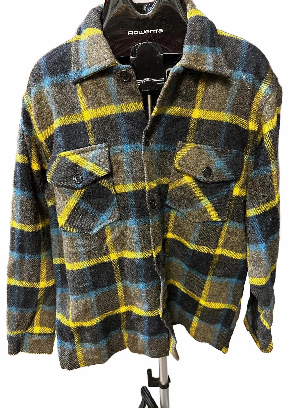 Other Vintage 1980s Pioneer Sportswear Wool Plaid Shacket Canada Size US M / EU 48-50 / 2 - 1 Thumbnail