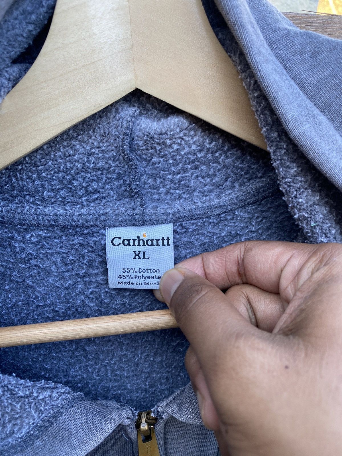 Carhartt Vintage Distressed Carhartt Reworked Utility Hoodie Jacket Size US XXL / EU 58 / 5 - 11 Thumbnail