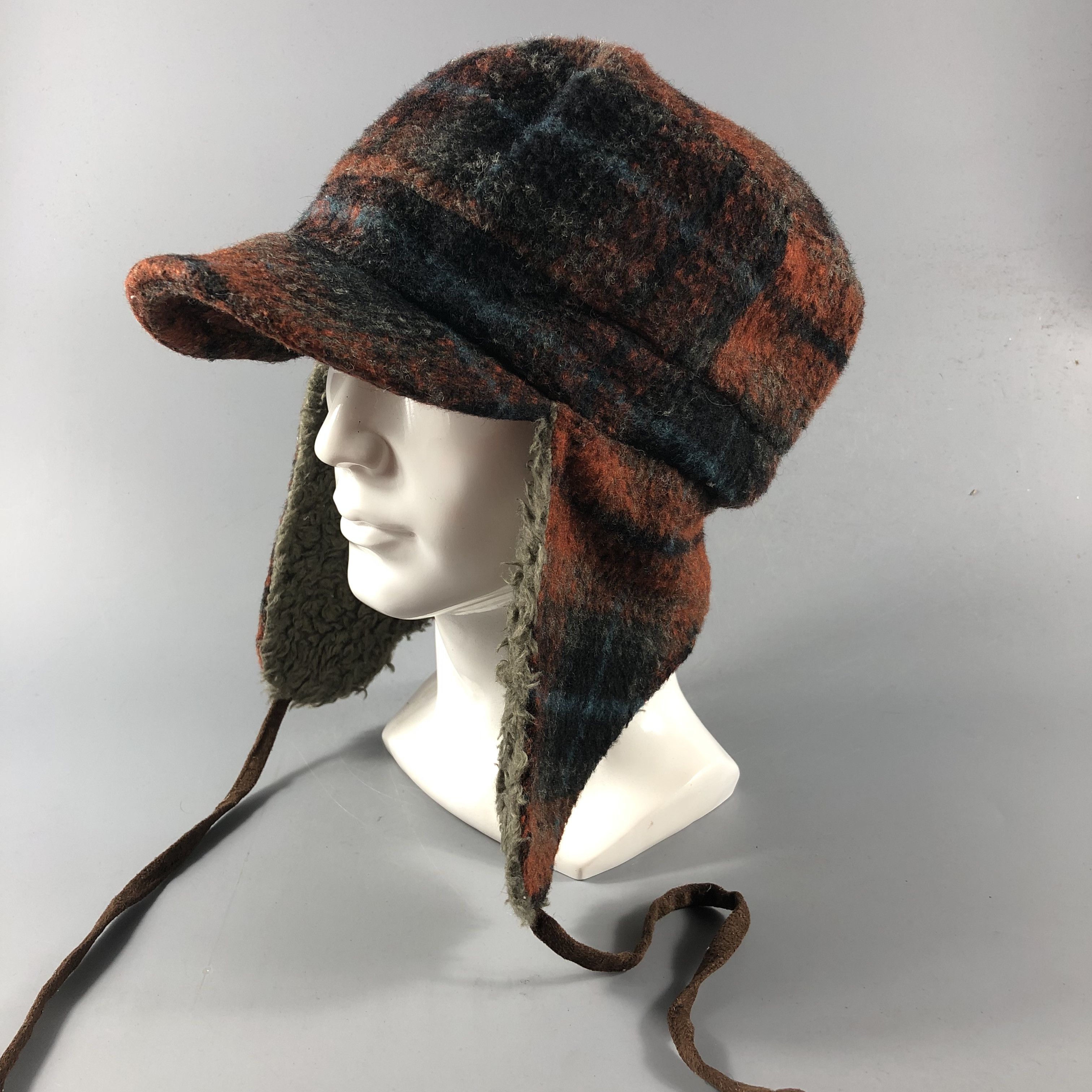 Vintage Ushanka Earflap Beanie Snow Hat Snow Cap B507 Size ONE SIZE - 1 Thumbnail