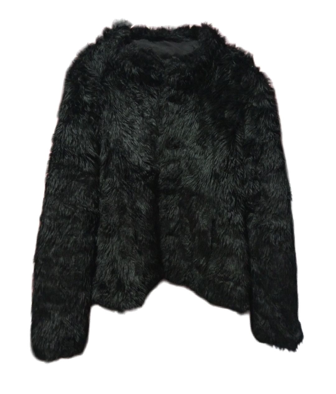 If Six Was Nine × Japanese Brand Fur Black long Mohair blazer Size US M / EU 48-50 / 2 - 1 Thumbnail