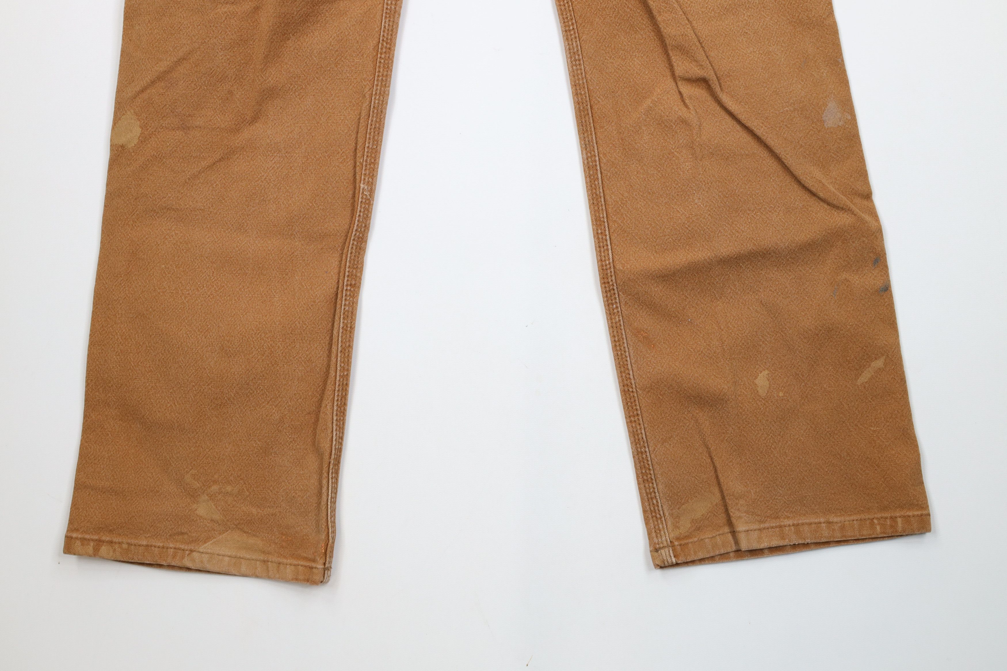 Carhartt × Vintage Vintage Y2K Carhartt Relaxed Fit Canvas Dungaree Pants Brown Size US 32 / EU 48 - 14 Thumbnail