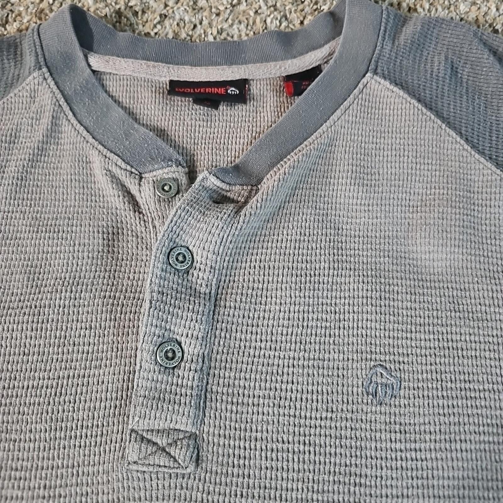 Wolverine Wolverine XL Henley Thermal Shirt Size US XL / EU 56 / 4 - 3 Thumbnail