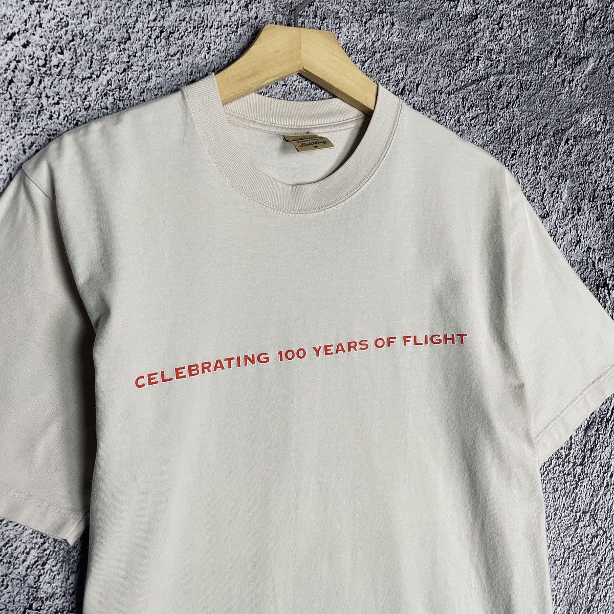 Jerzees × Vintage Vintage Breitling Jerzees 100 Years Of Flight Tee Size US M / EU 48-50 / 2 - 4 Thumbnail