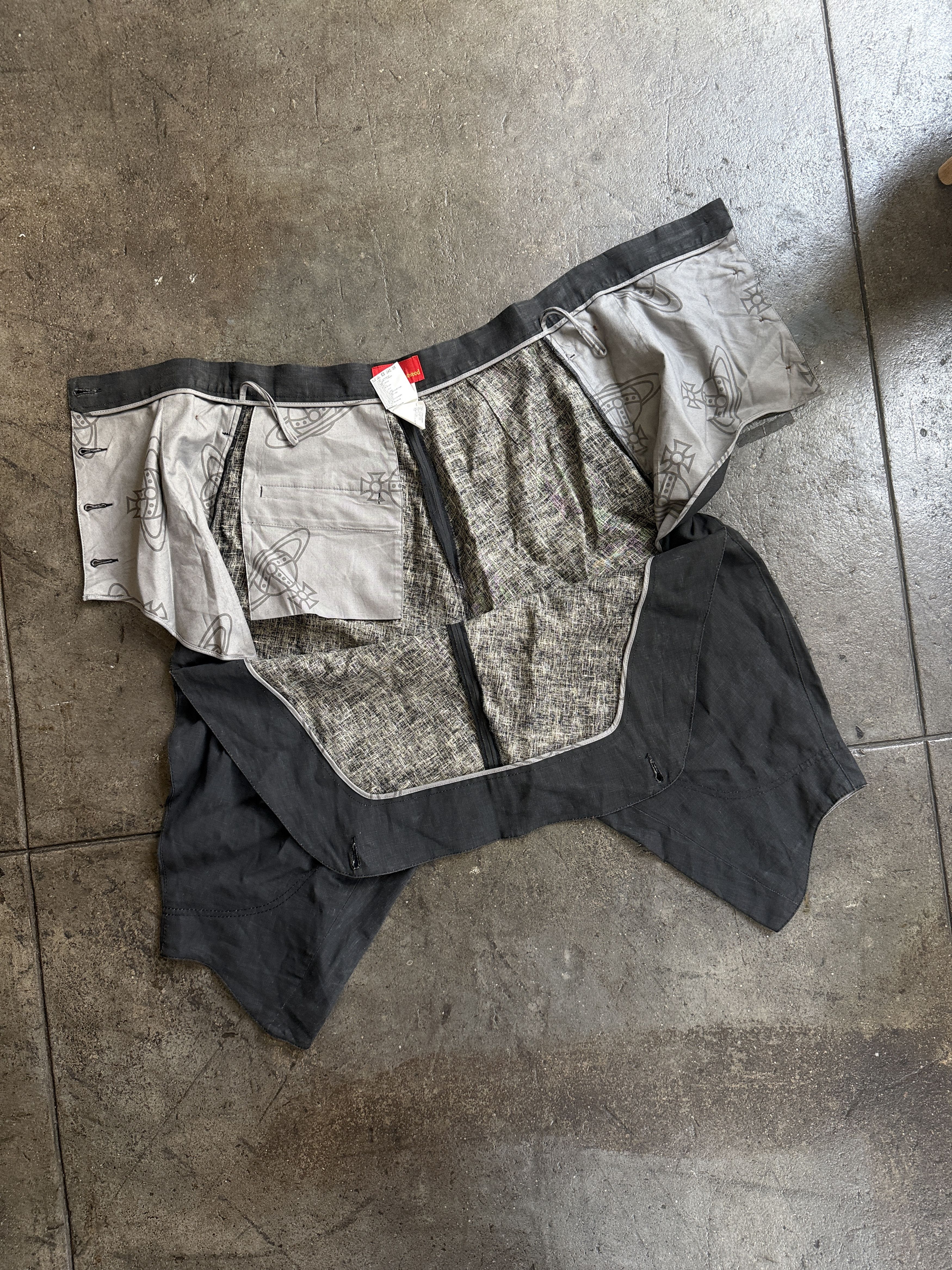 Vivienne Westwood Red Label 2016 Multi Option Linen Short Size 27" / US 4 / IT 40 - 3 Thumbnail