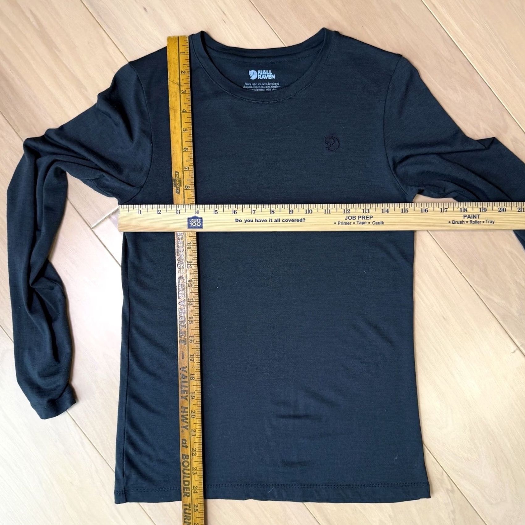 Vintage Fjallraven Merino Wool Shirt Women's XS Blue Long Sleeve Outdoor Hiking Outdoors Size XS / US 0-2 / IT 36-38 - 2 Thumbnail