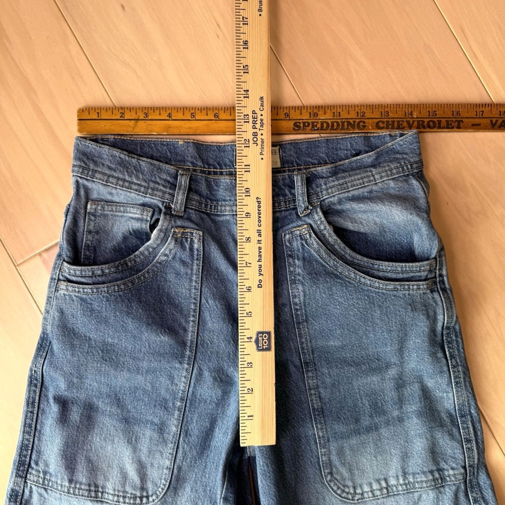 Free People Free People Piper Mid Rise Crop Wide Leg Jeans Women's 28 Blue Summer Glam Boho Size 28" / US 6 / IT 42 - 7 Thumbnail