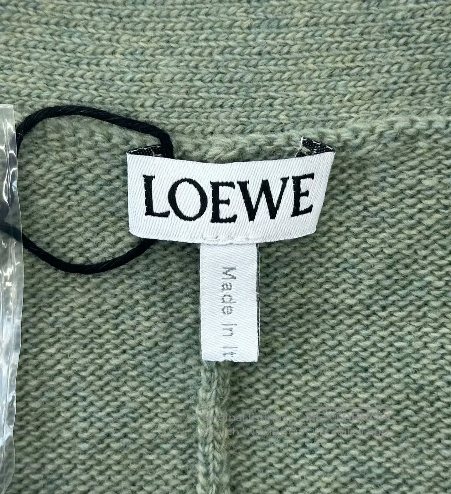 Loewe Loewe Light green asymmetric deer pattern jacquard knitted Size S / US 4 / IT 40 - 4 Thumbnail