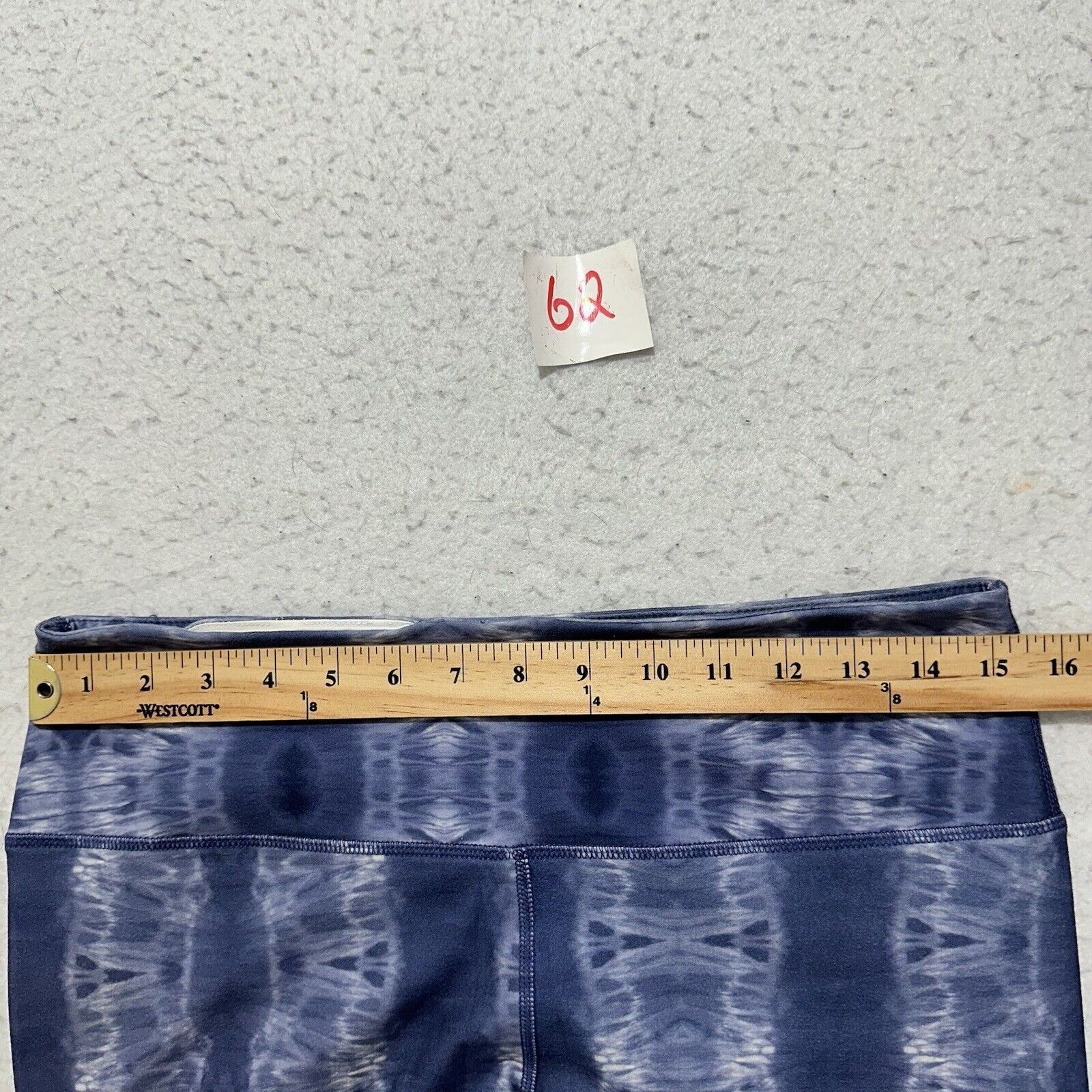 Other Scorpio Sol Medium Capri Leggings Tie Dye Blue Yoga Pants Size 30" / US 8 / IT 44 - 8 Thumbnail