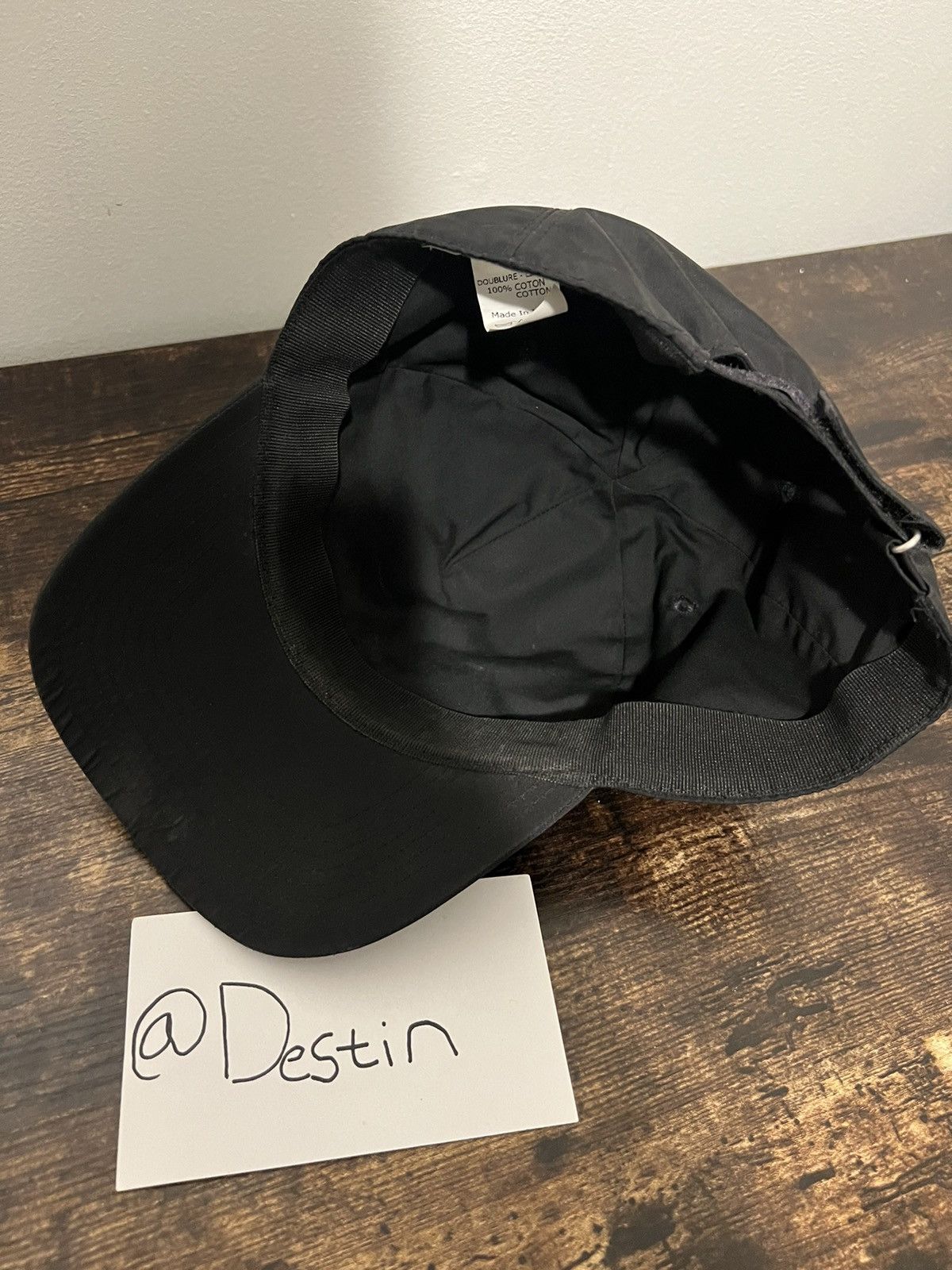 Givenchy × Hypebeast Givenchy Paris Logo Hat Velcro Hat Size ONE SIZE - 3 Thumbnail