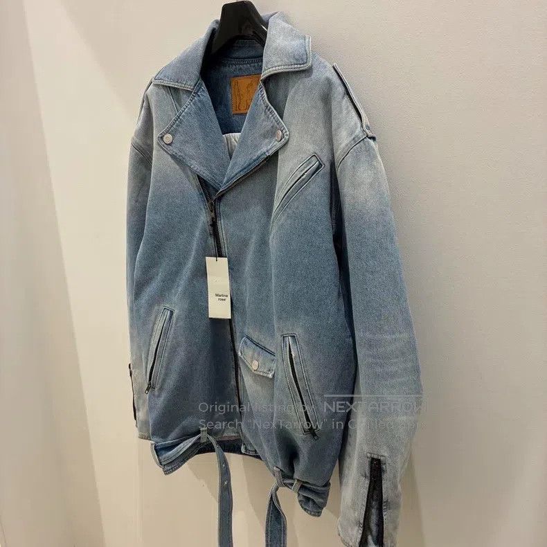 Martine Rose Martine Rose Washed Denim Jacket Coat Size US S / EU 44-46 / 1 - 1 Thumbnail