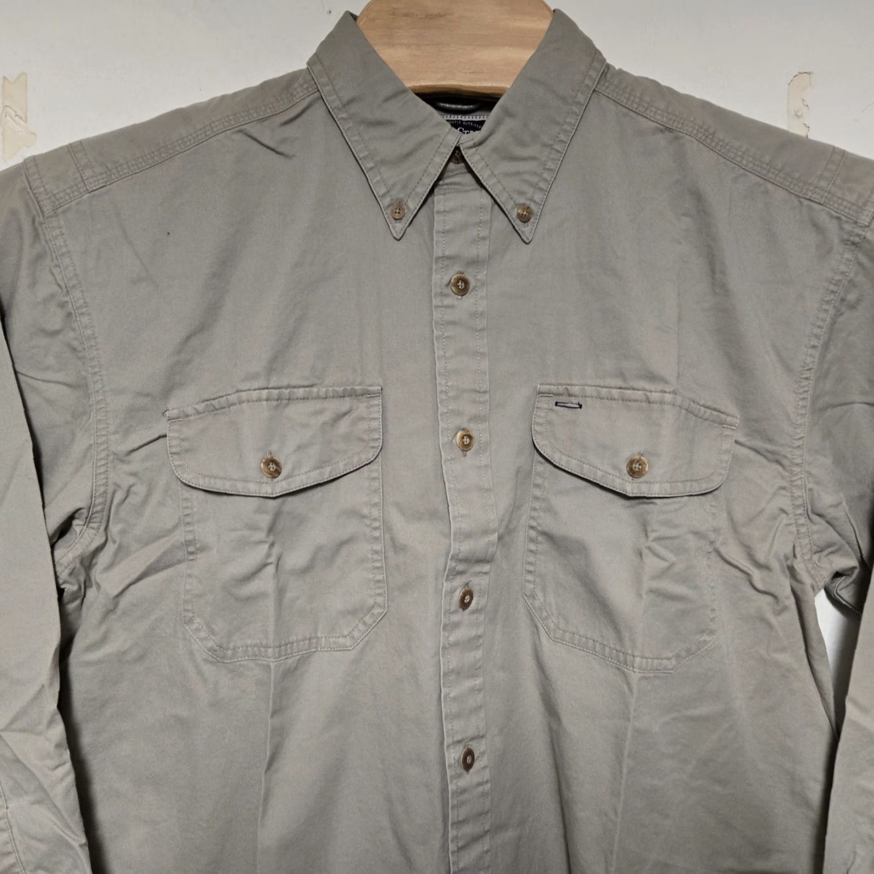 Vintage Field & Stream Fishing Shirt Mens Medium Button-Down Long Sleeve Green NWT Size US M / EU 48-50 / 2 - 7 Thumbnail