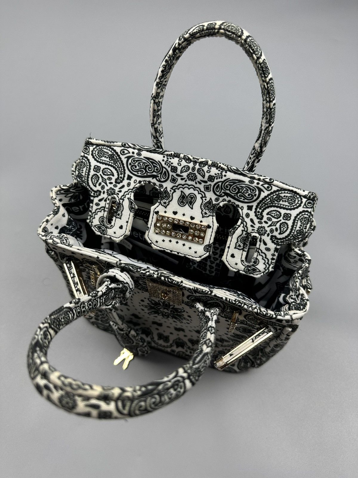 Designer × If Six Was Nine Rare Hermetic Paisley Birkin Inspired By Hermes Birkin Size ONE SIZE - 7 Thumbnail