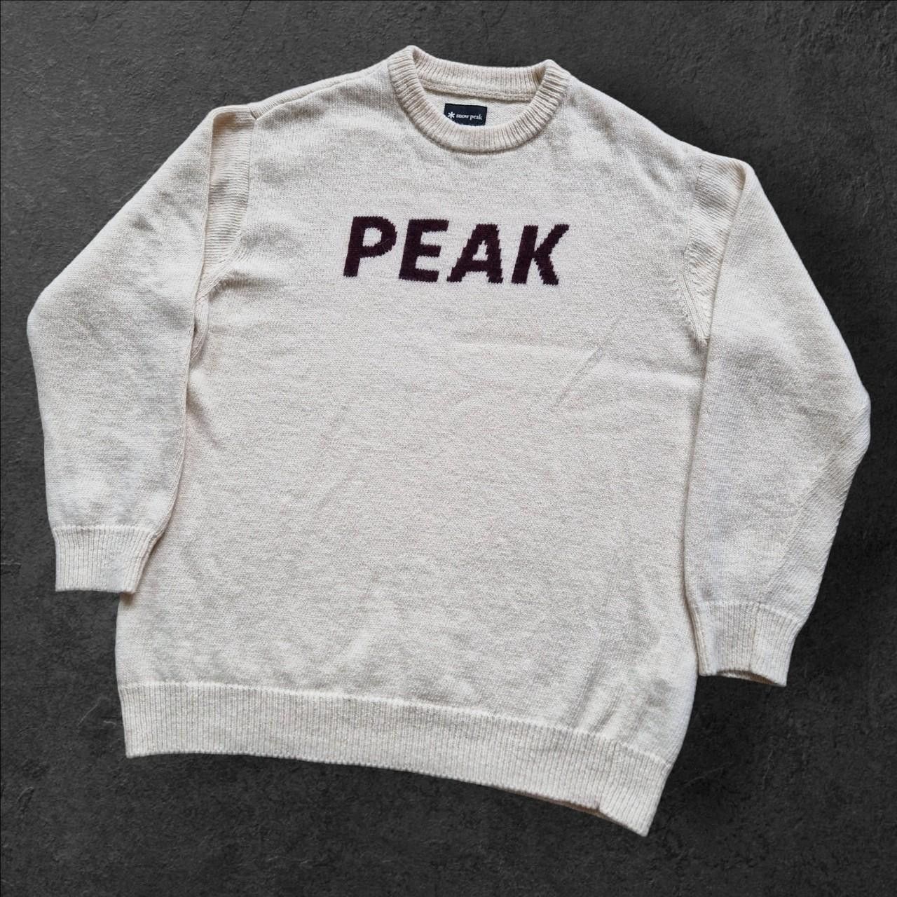 Snow Peak Mens snow peak wool blend "peak" spell out jumper Size US M / EU 48-50 / 2 - 2 Thumbnail