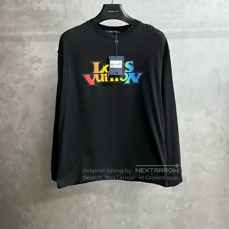 Louis Vuitton Louis Vuitton Black monogrammed Logo print long sleeve Size US M / EU 48-50 / 2 - 1 Thumbnail