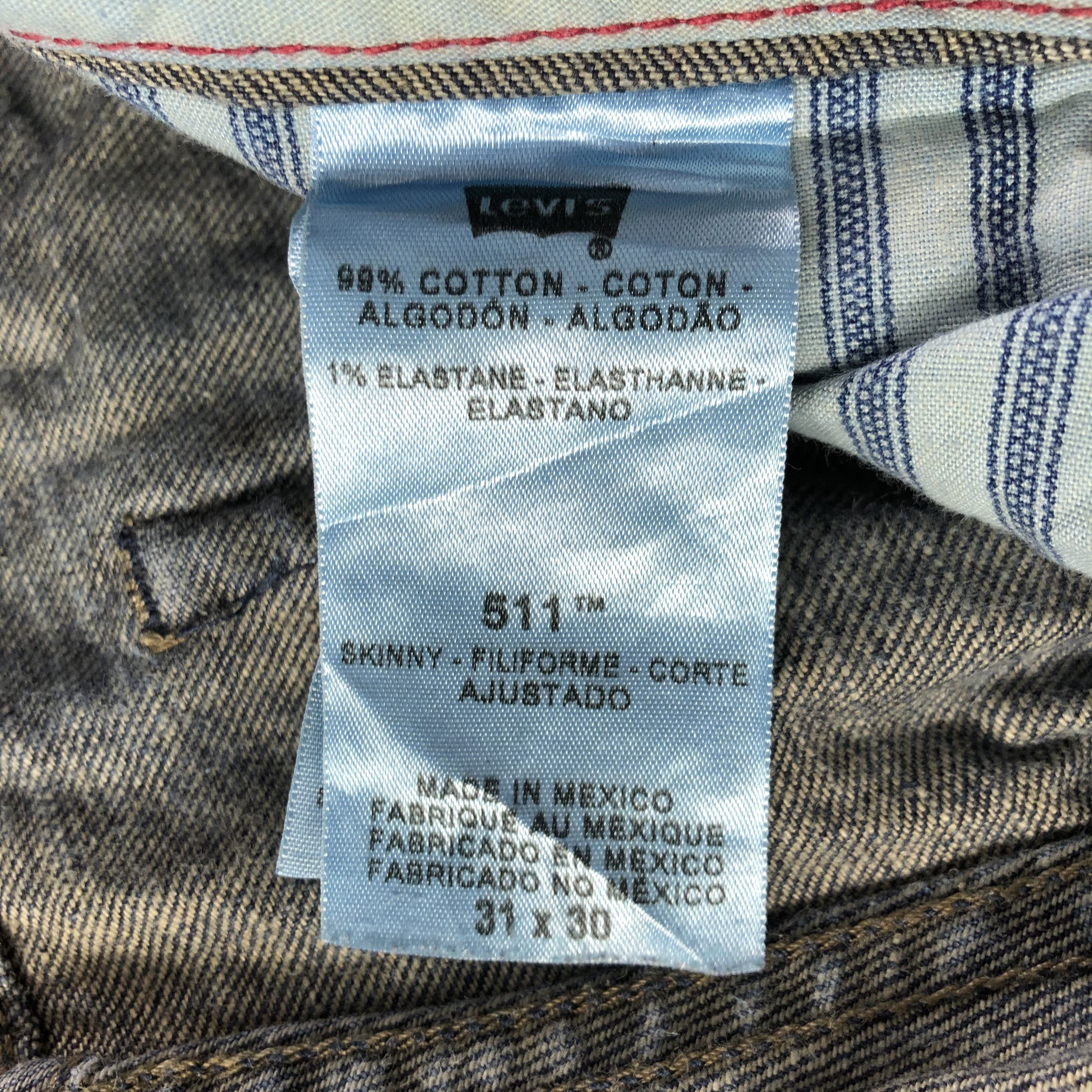 Levi's Vintage Levis 511 Jeans-J3372 Size US 34 / EU 50 - 10 Thumbnail