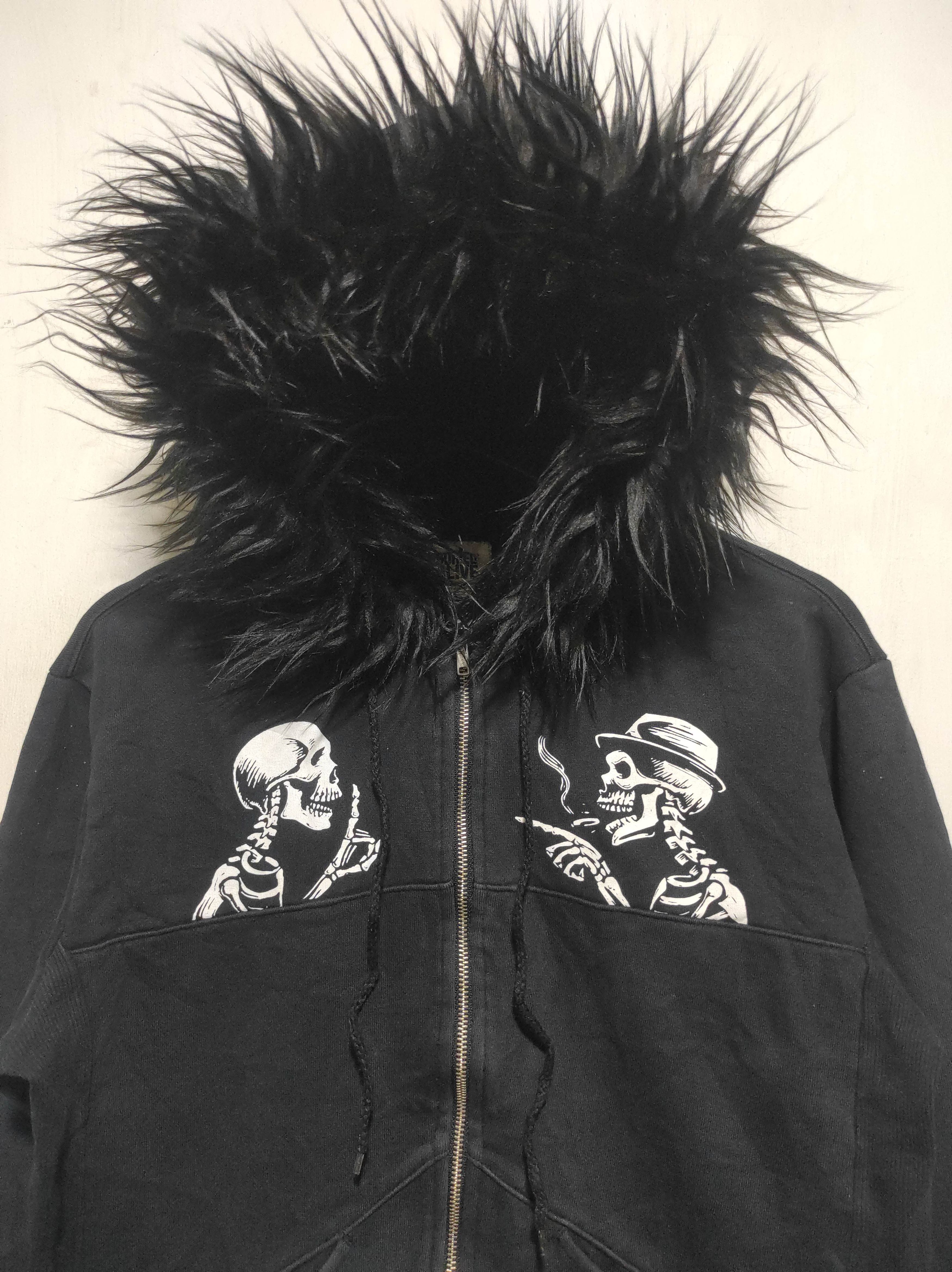 Band Tees Buried Live Skull Zip Fur Hoodie LGB IfSixWasNine style Size US M / EU 48-50 / 2 - 4 Thumbnail