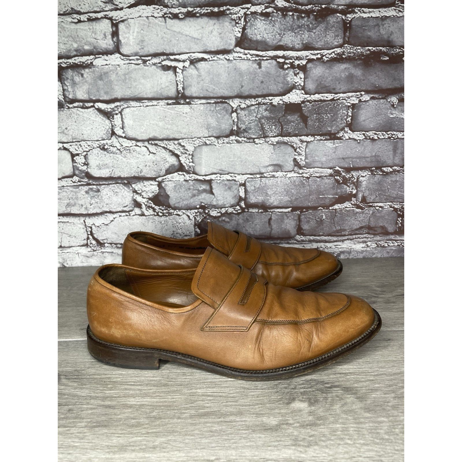 Bally Bally Brown Leather Salasan Penny Loafers Dress Shoes Men’s Size US 7 / EU 40 - 4 Thumbnail