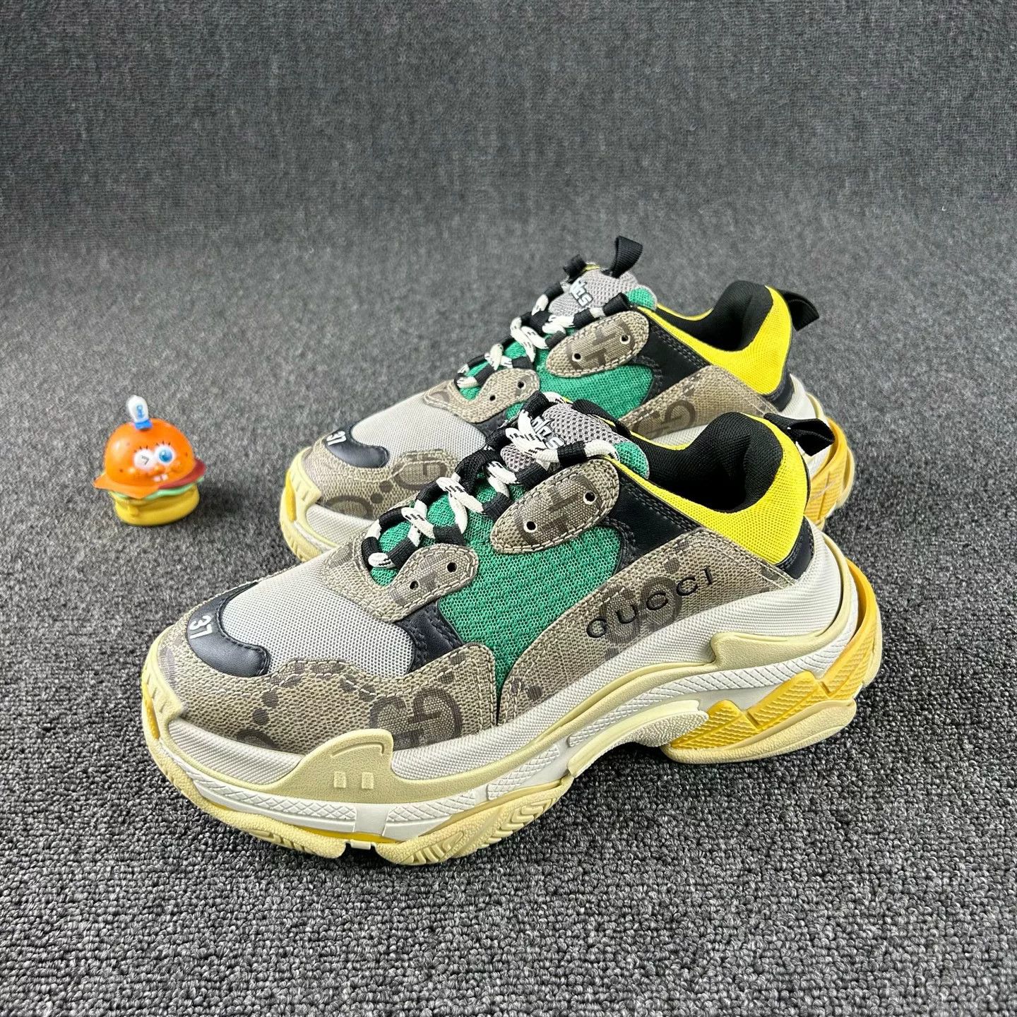 Balenciaga Balenciaga Triple S x Gucci Dad Shoes Size US 6 / IT 36 - 1 Thumbnail
