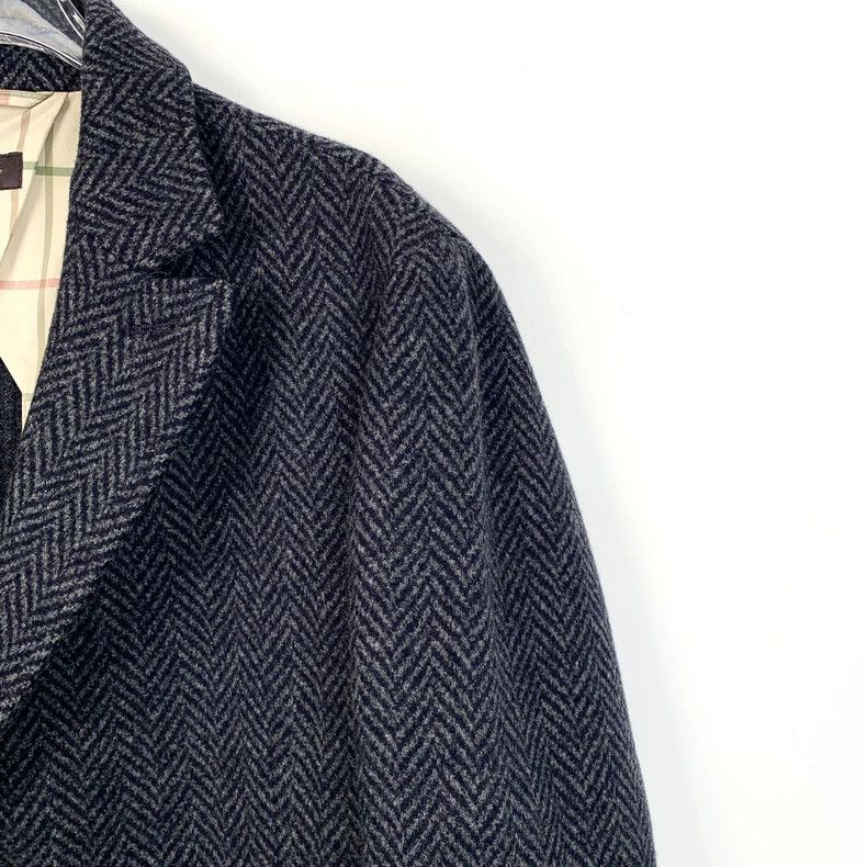 Loro Piana LORO PIANA Black and gray twill cashmere collar single row Size M / US 6-8 / IT 42-44 - 3 Thumbnail
