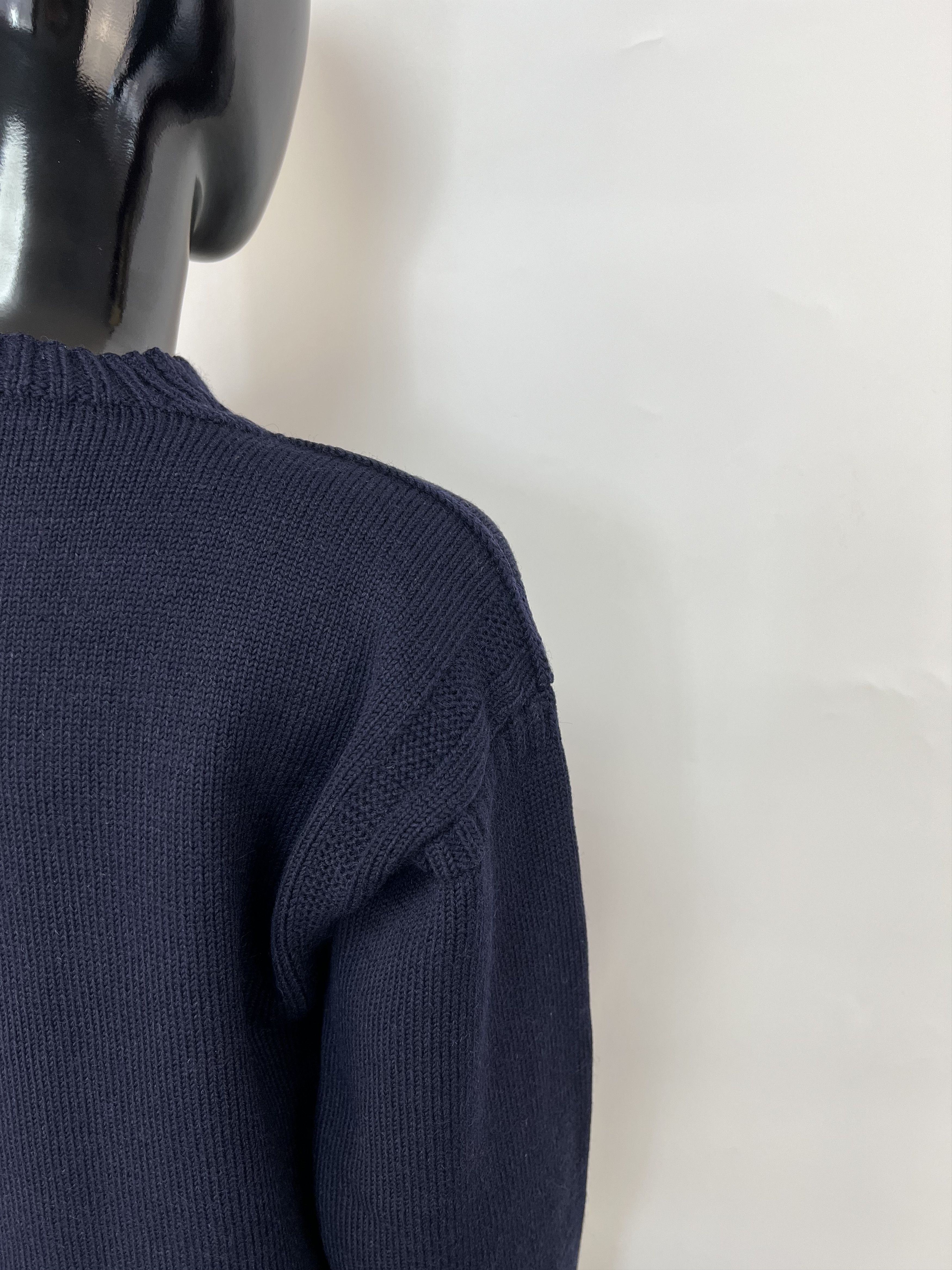 Le Tricoteur Guernsey Le Tricoteur Traditional Guernsey Wool Sweater Size S/M Size M / US 6-8 / IT 42-44 - 12 Thumbnail