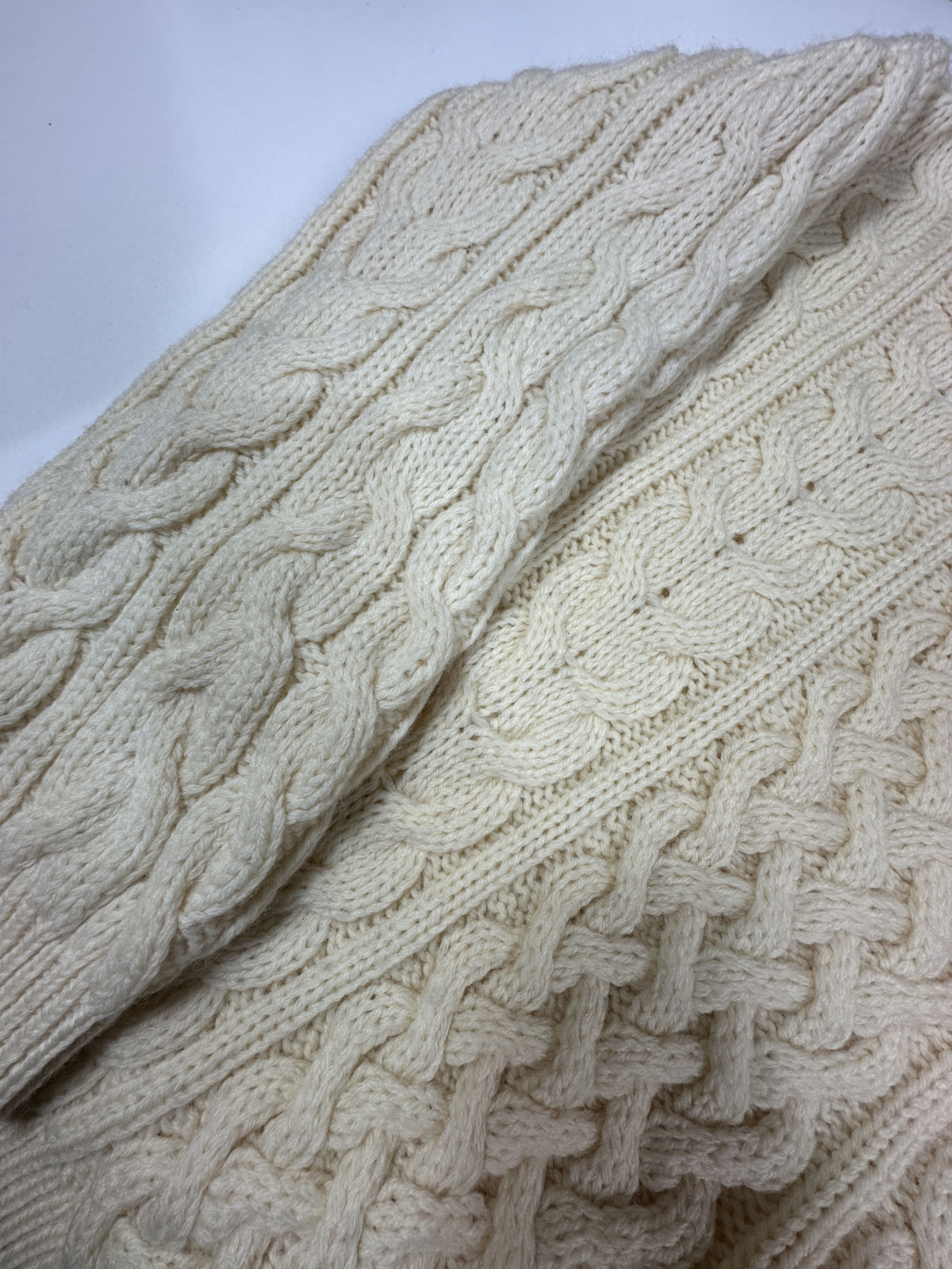 Liam Hodges Cable knit Hudges & Brooks Fisherman Sweater XXL Size US XXL / EU 58 / 5 - 5 Thumbnail