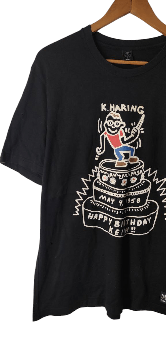 Keith Haring KEITH HARING POP ART STREETWEAR TEE Size US XL / EU 56 / 4 - 5 Thumbnail
