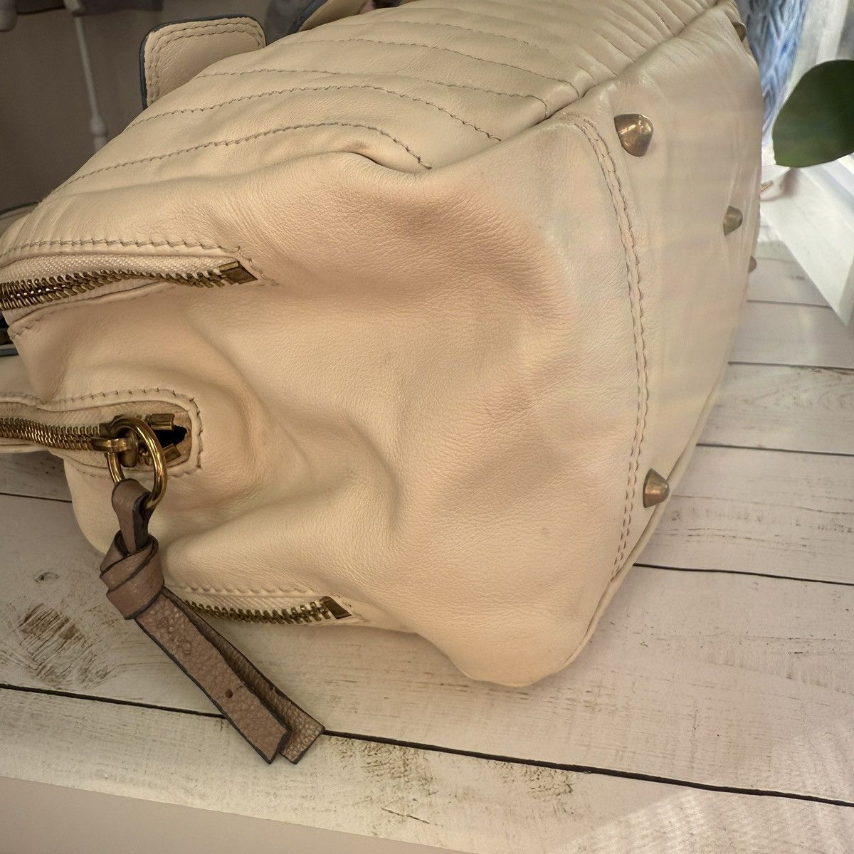 Chloe Quilted Leather Bay Bag w/ COA Size ONE SIZE - 7 Thumbnail