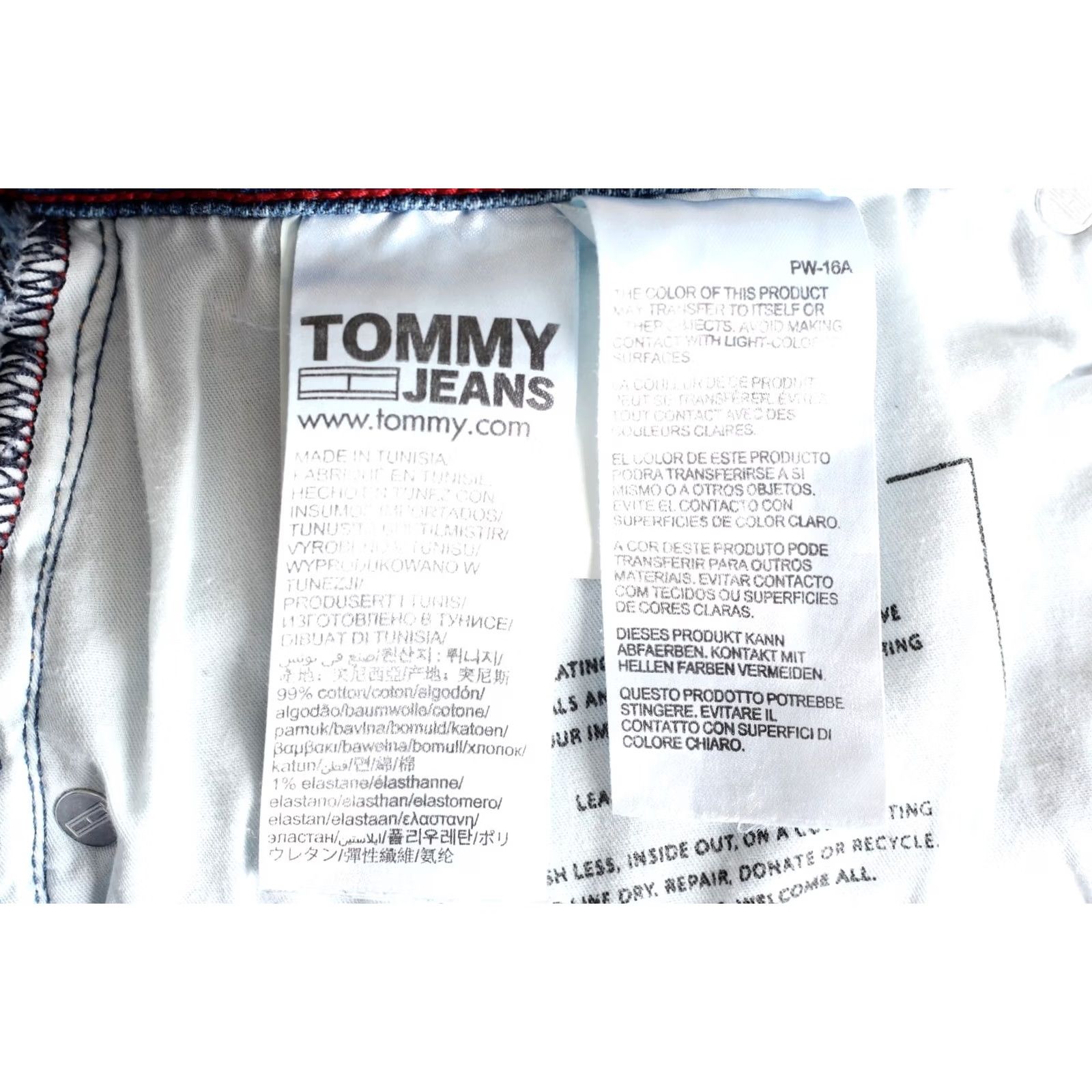 Tommy Hilfiger TOMMY HILFIGER JEANS RONNIE Stretch Denim Shorts Men 31x12 Bermuda Blue DZ6405 Size US 31 - 7 Thumbnail