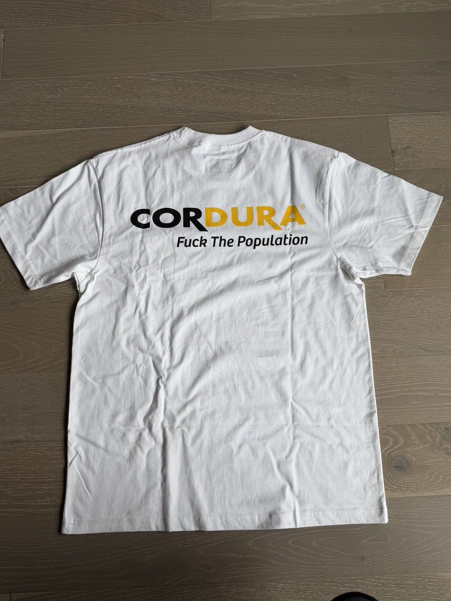 Fuck The Population MEDIUM CORDURA POCKET TEE WHITE ❤️✅ NEW FUCK THE POPULATION Size US L / EU 52-54 / 3 - 1 Thumbnail