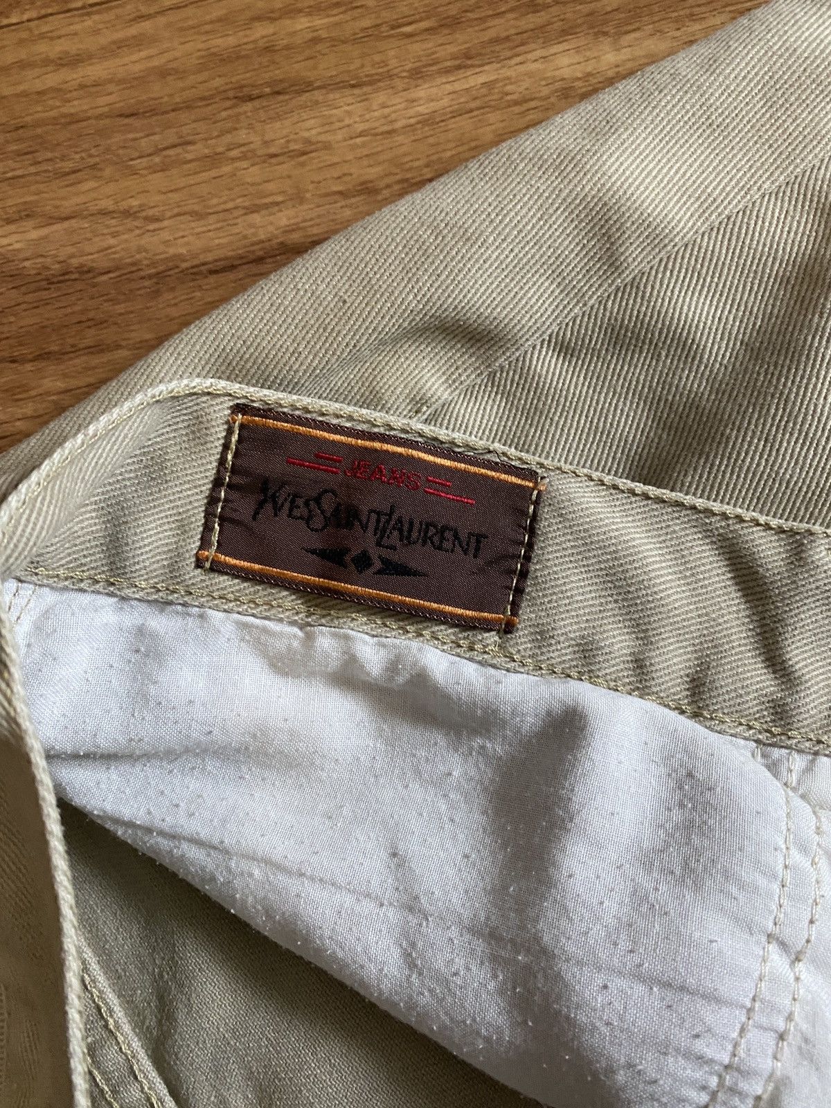 Vintage × Yves Saint Laurent Vintage Denim Pants Yves Saint Laurent YSL Jeans Wear Size US 34 / EU 50 - 6 Thumbnail