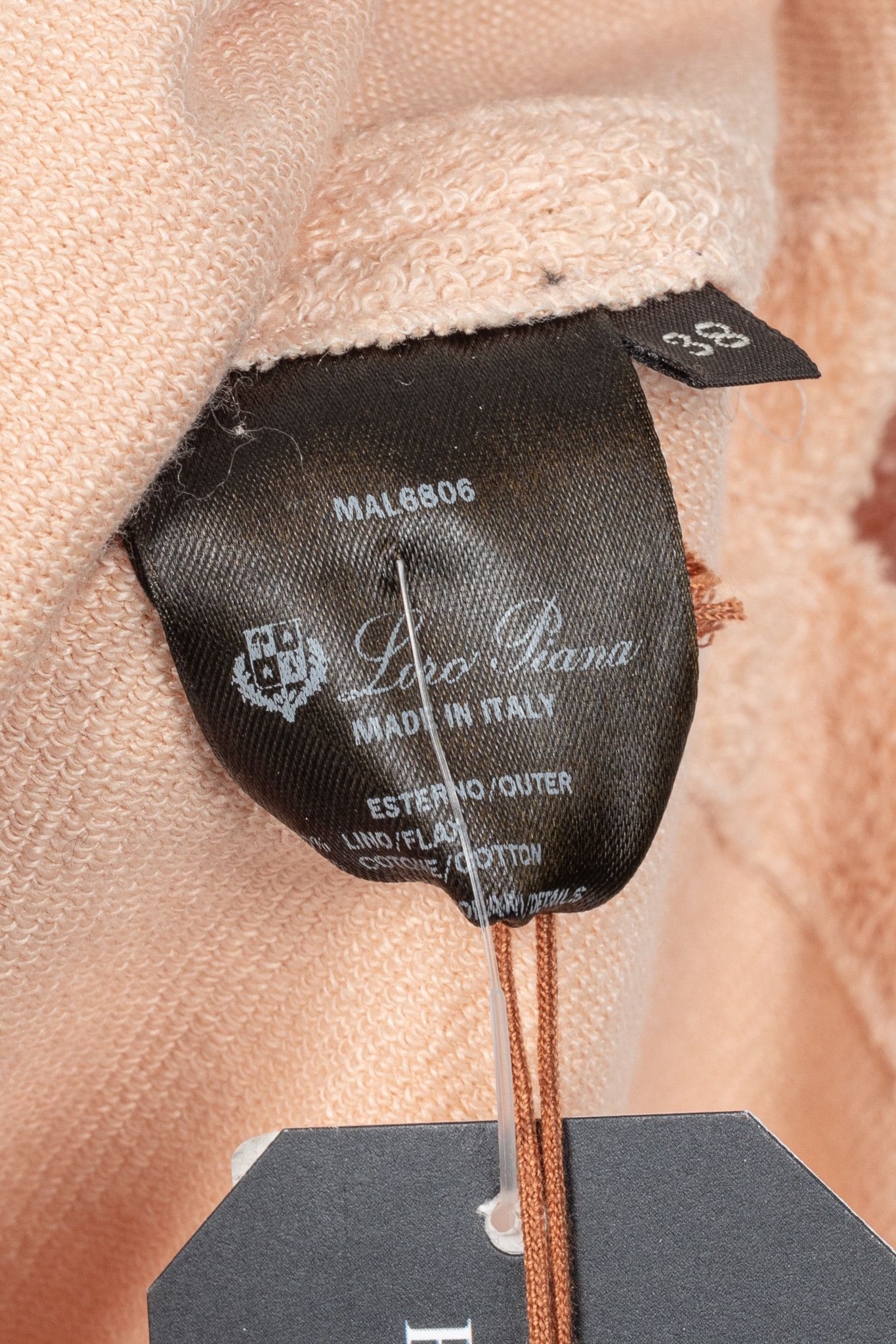 Loro Piana Loro Piana Light Coral Panarea Linen & Cotton Henley Sweater Size XS / US 0-2 / IT 36-38 - 8 Thumbnail