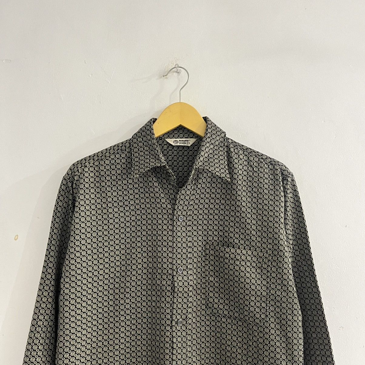 Japanese Brand Bignews - Pattern LS Button Up Shirt Size US M / EU 48-50 / 2 - 2 Thumbnail