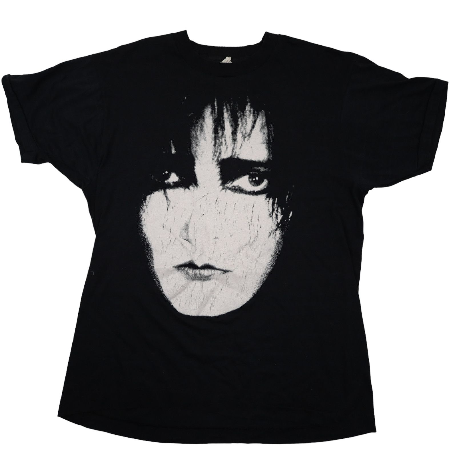 image of Band Tees x Vintage Siouxsie & The Banshees Band T Shirt in Black, Men's (Size Medium)