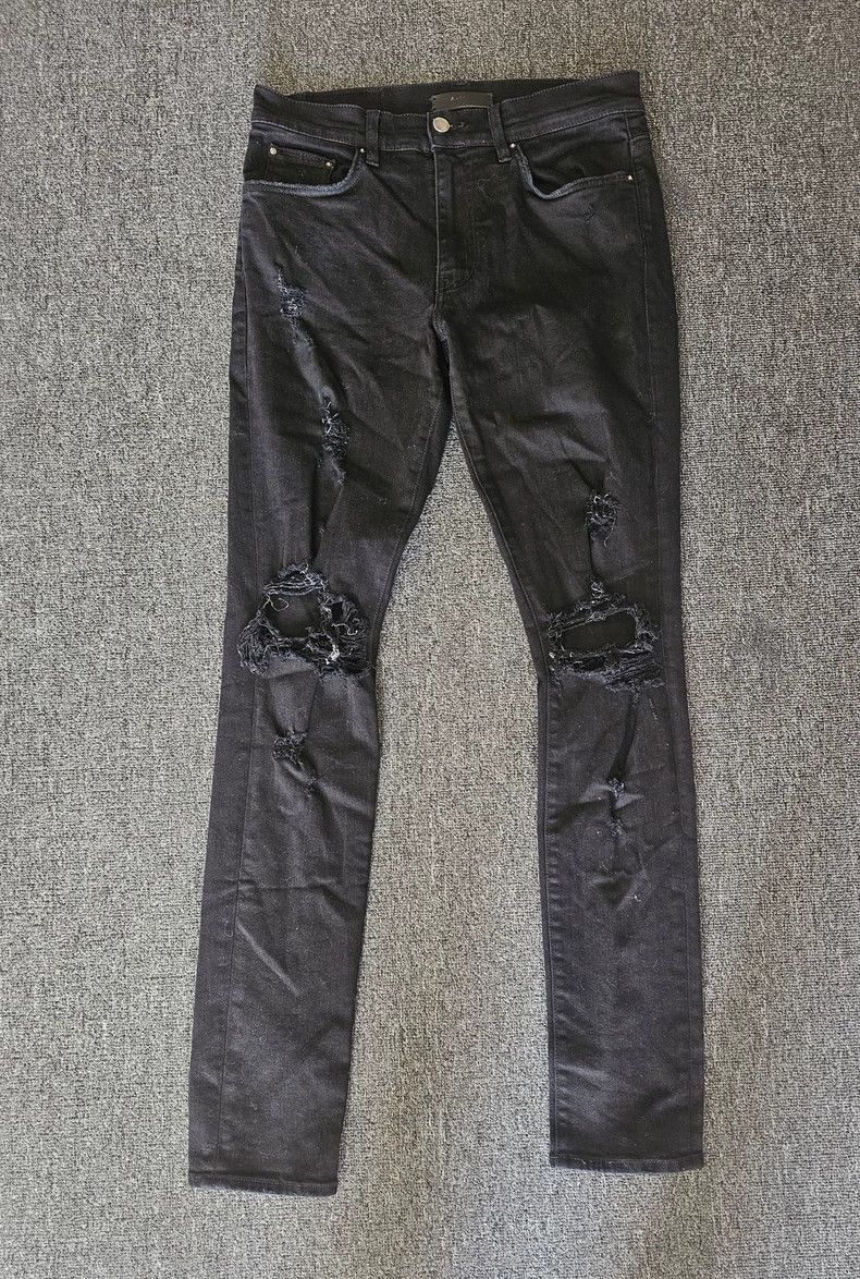 Amiri Amiri distressed jeans Size US 32 / EU 48 - 1 Thumbnail