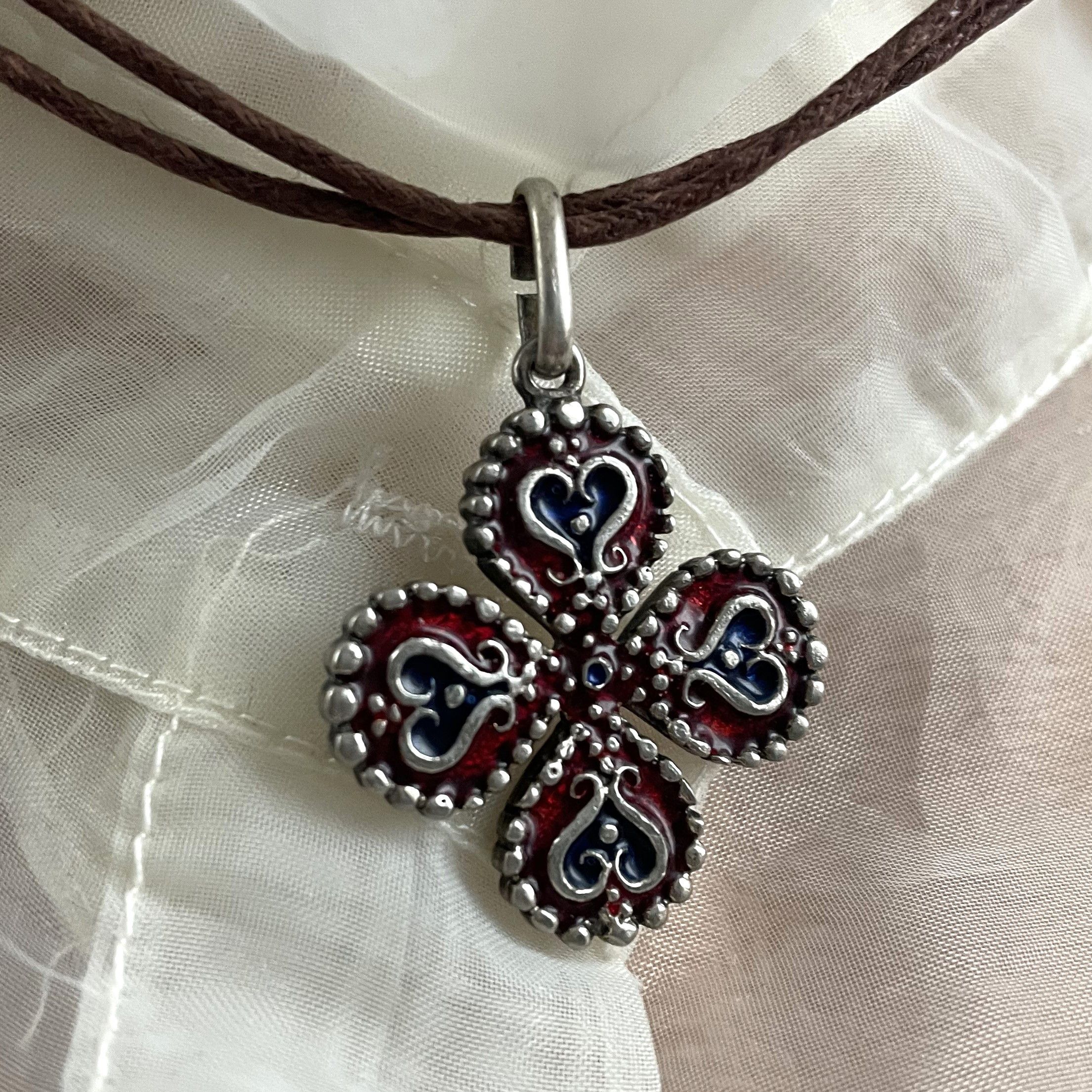 Other Vintage Four-Leaf Clover Pendant . Boho Gothic Jewelry Size ONE SIZE - 3 Thumbnail