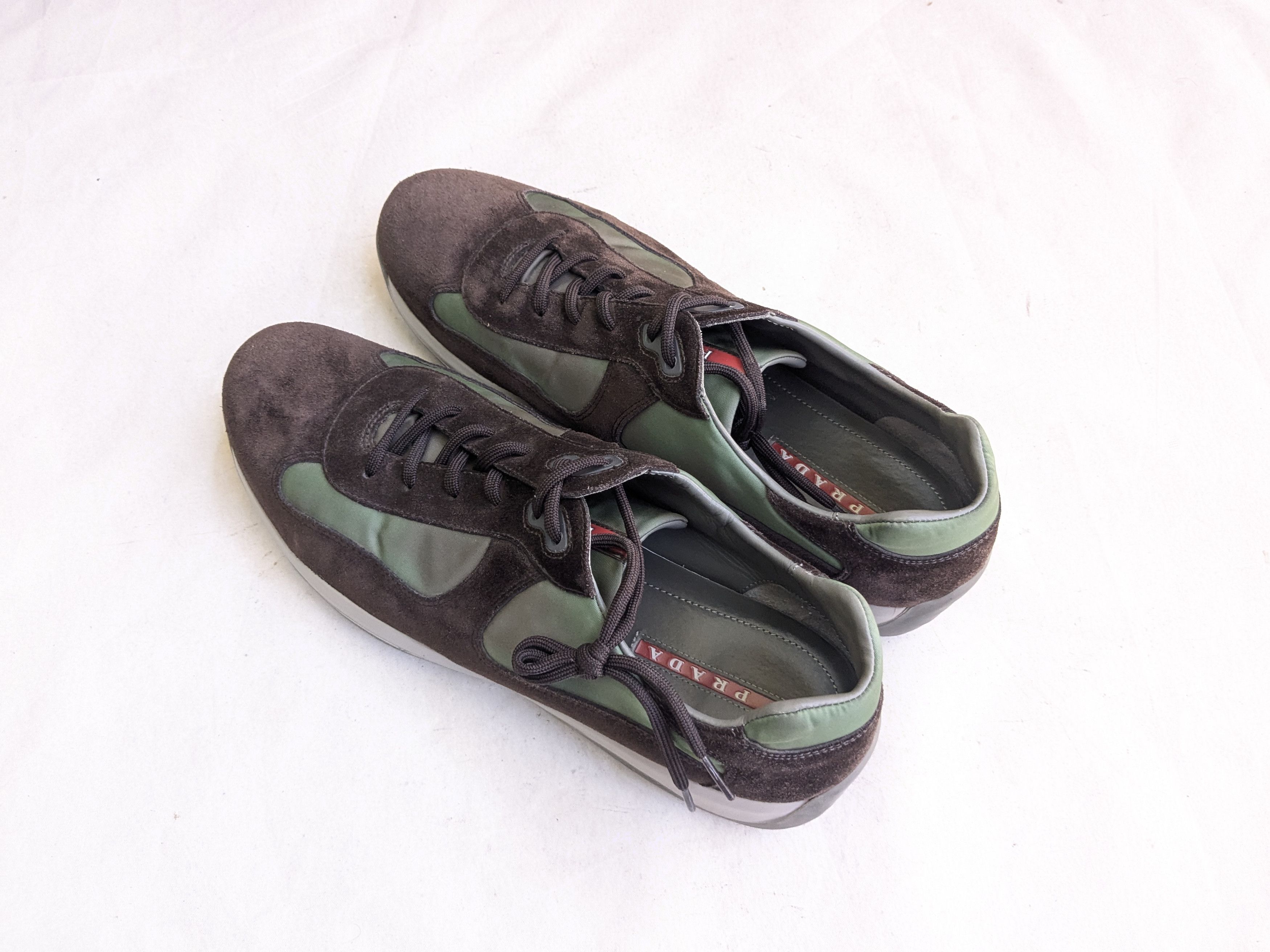 Prada Prada America's Cup Sneakers Brown 14 Low Tops Red Size US 14 / EU 47 - 12 Thumbnail